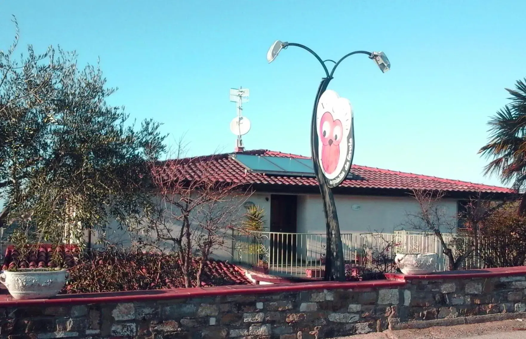 Facade/entrance in La Civetta Facade/entrance in La Civetta