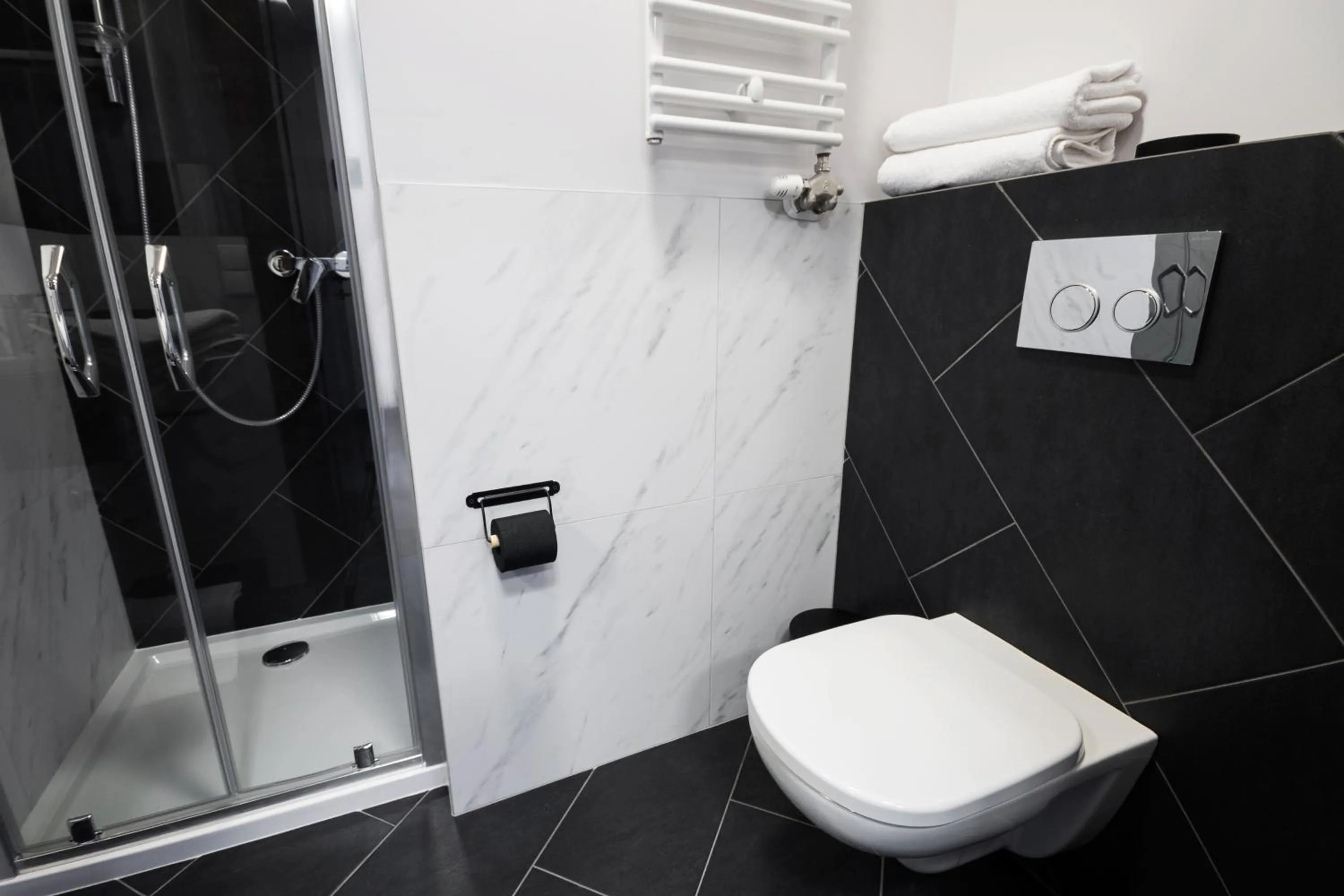 Shower in Too-Good Apartments