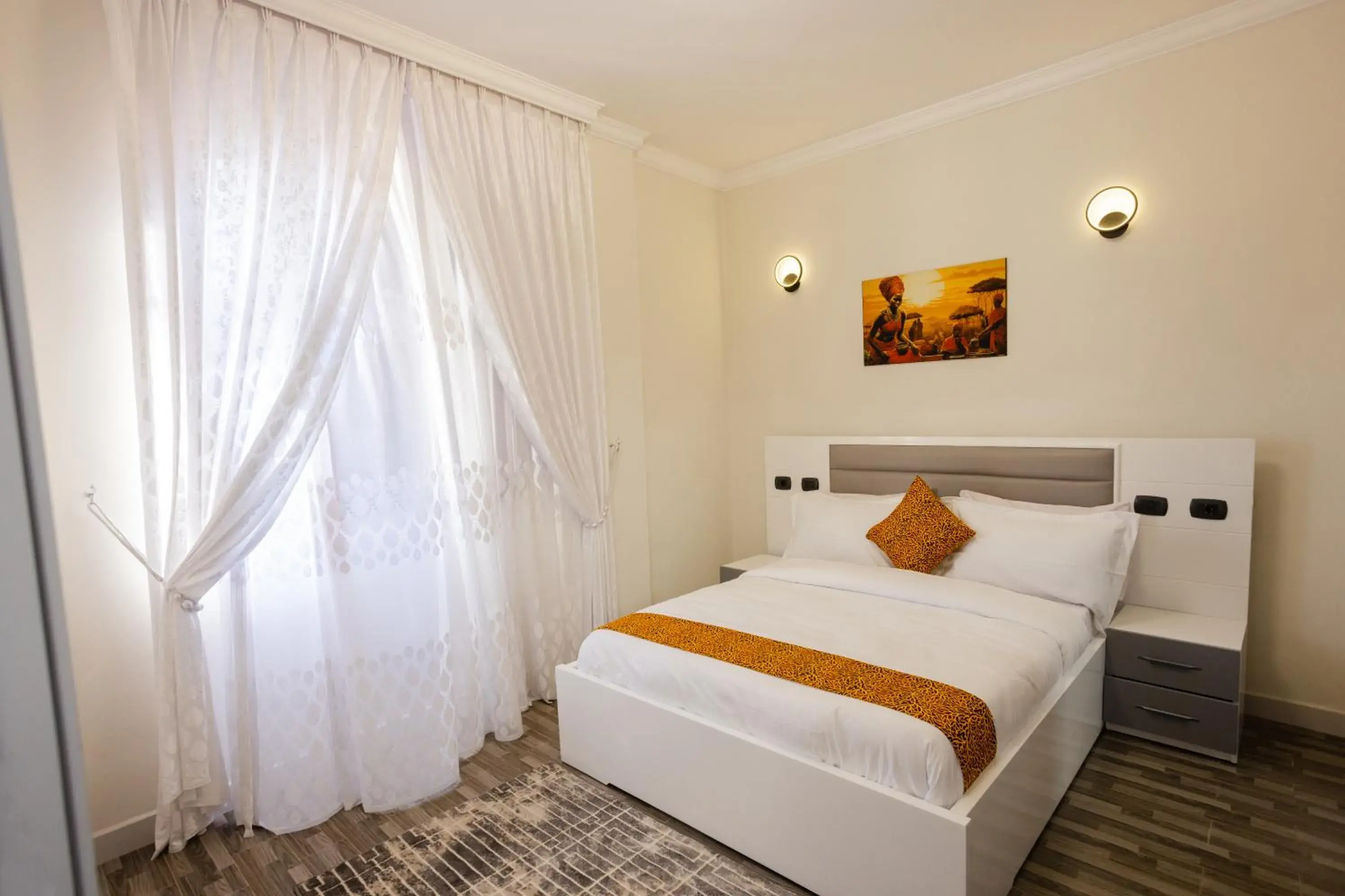 Bedroom, Bed in Amnen Apartments Bedroom, Bed in Amnen Apartments