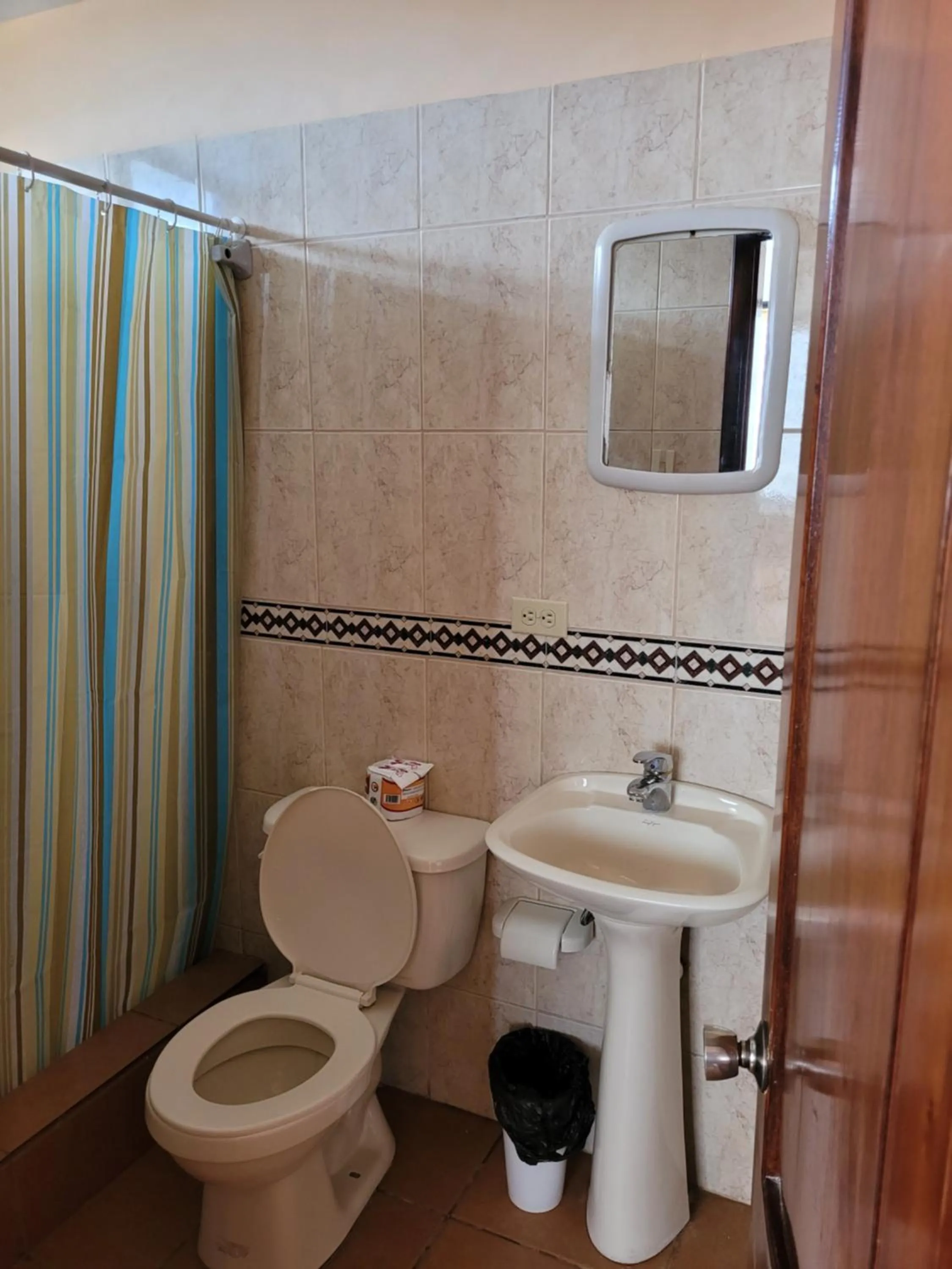 Bathroom in Hostal Haziel