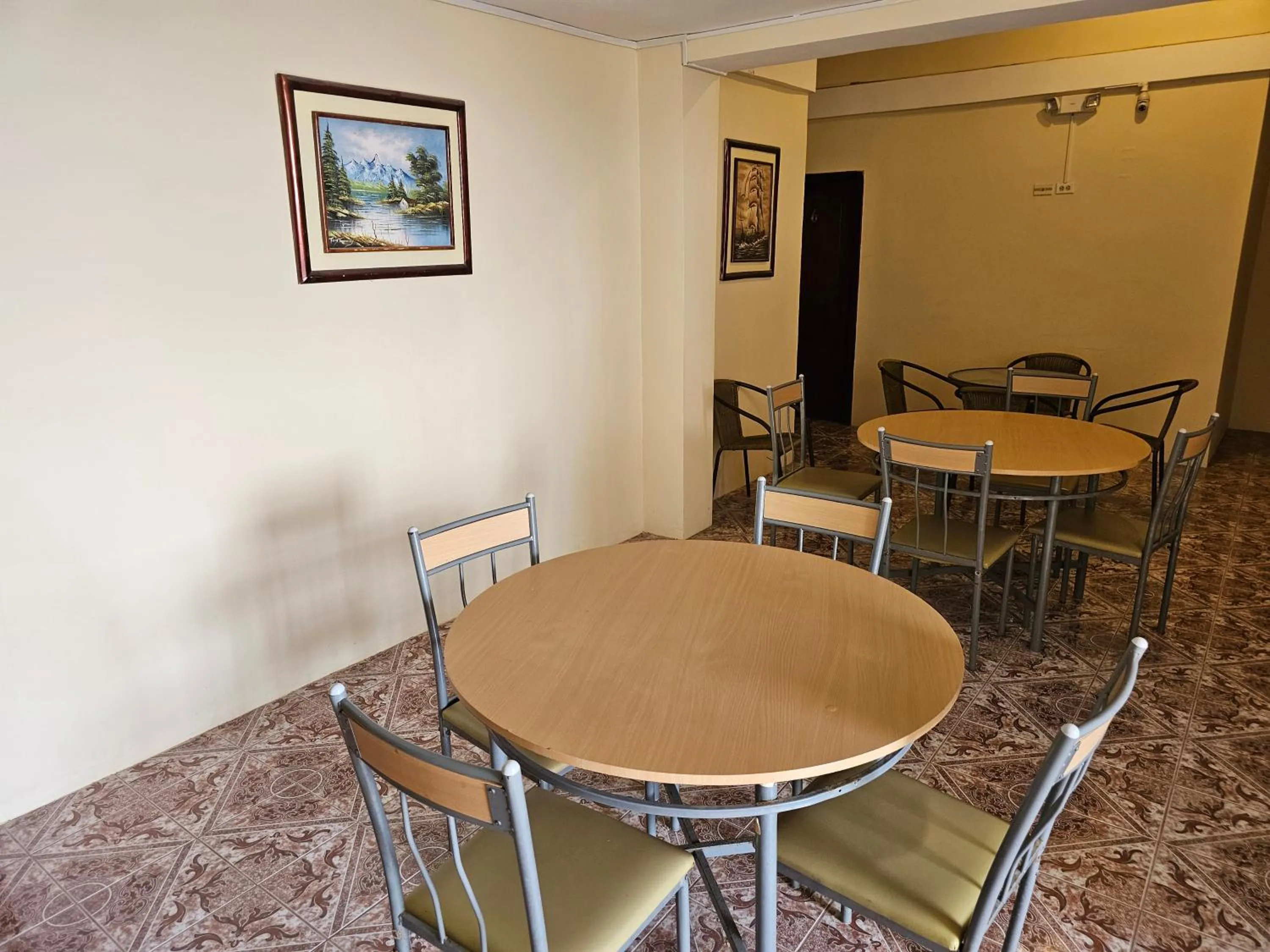 Dining area in Hostal Haziel