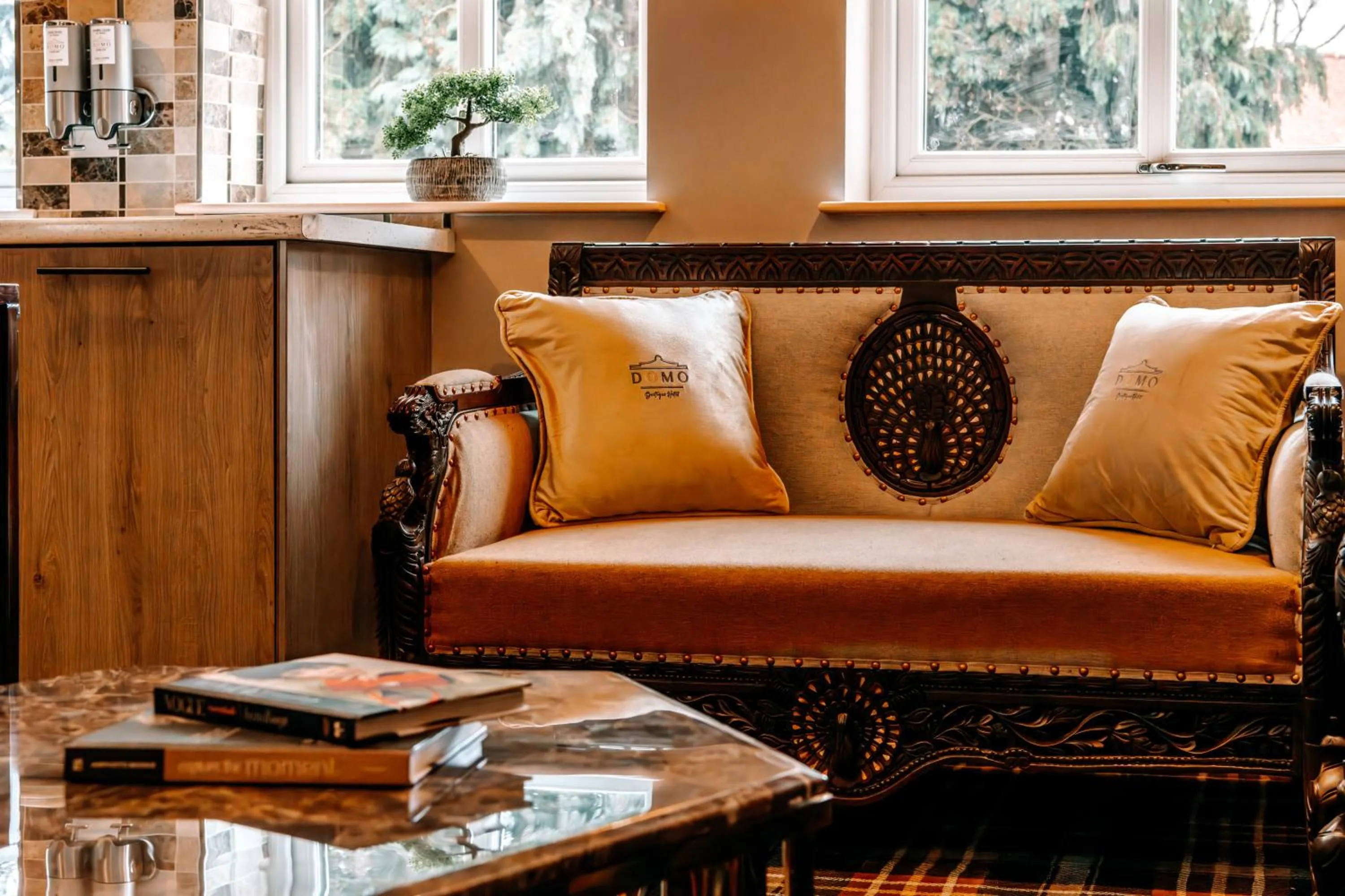 Living room in Domo Boutique Hotel Birmingham