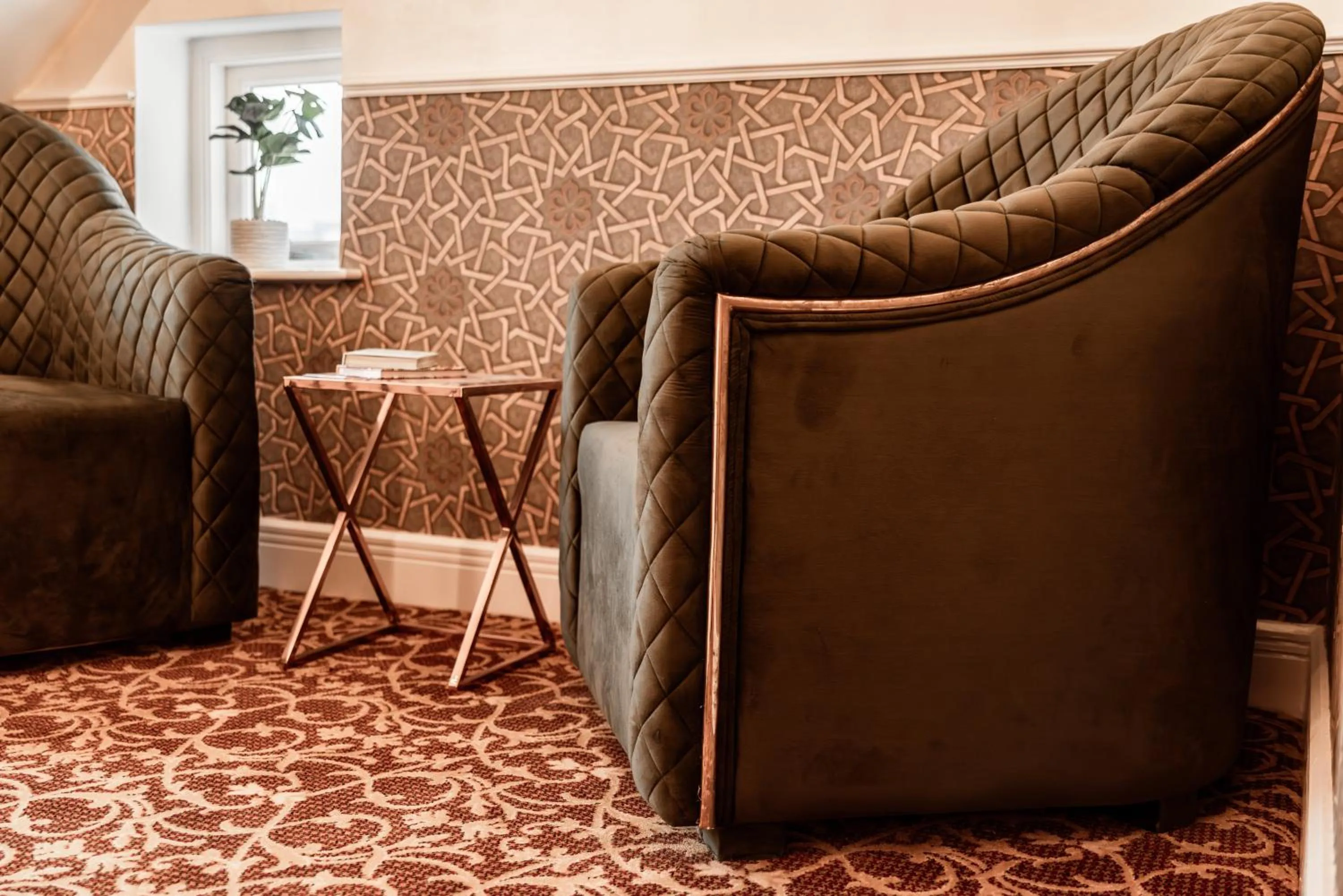 Seating area in Domo Boutique Hotel Birmingham