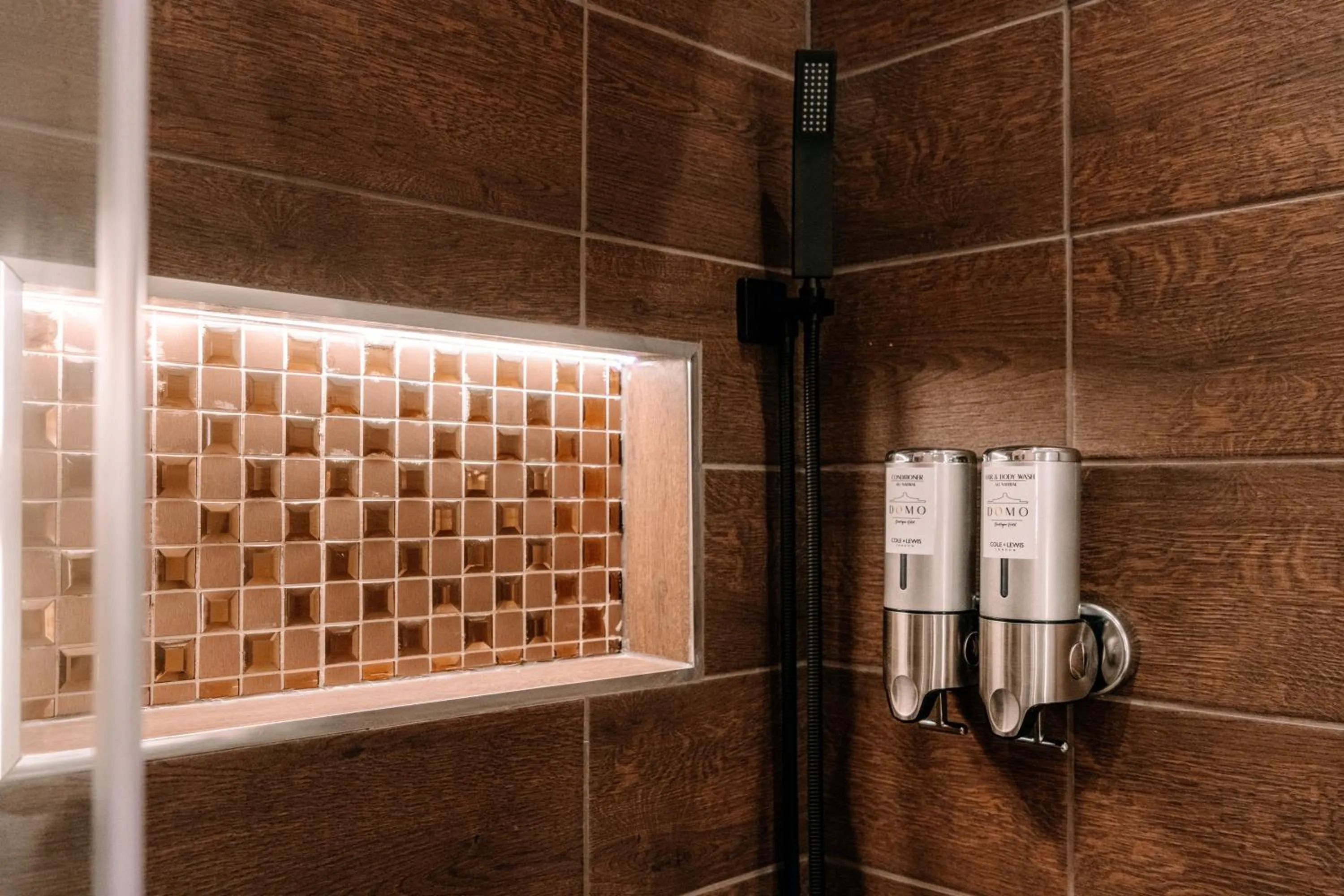 Shower in Domo Boutique Hotel Birmingham