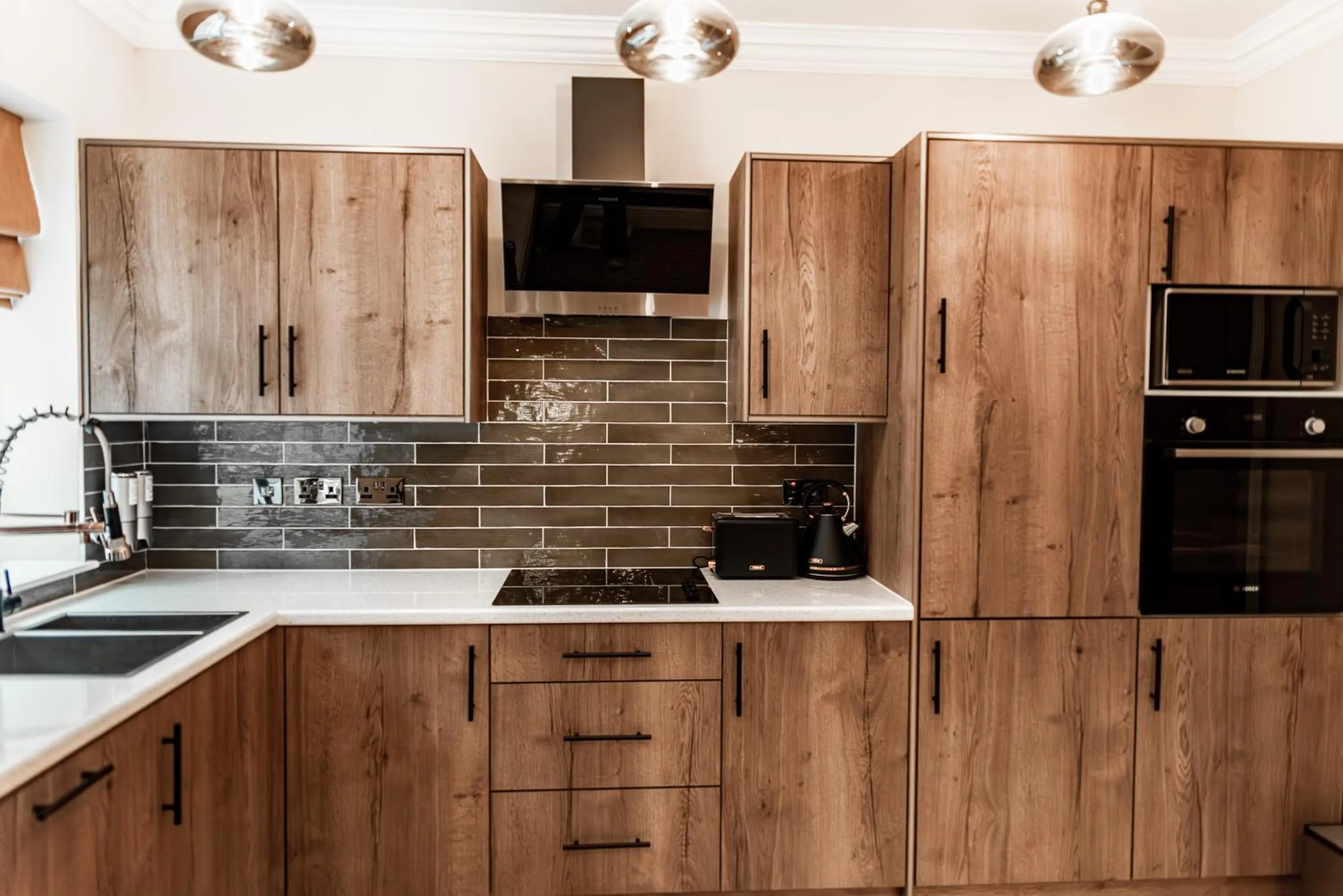 Kitchen or kitchenette in Domo Boutique Hotel Birmingham