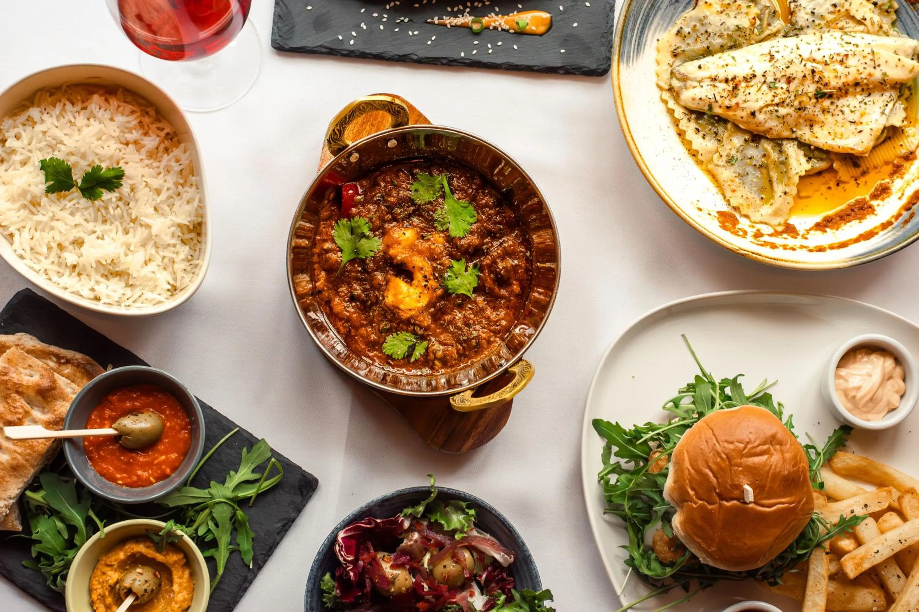 Food and drinks in Domo Boutique Hotel Birmingham