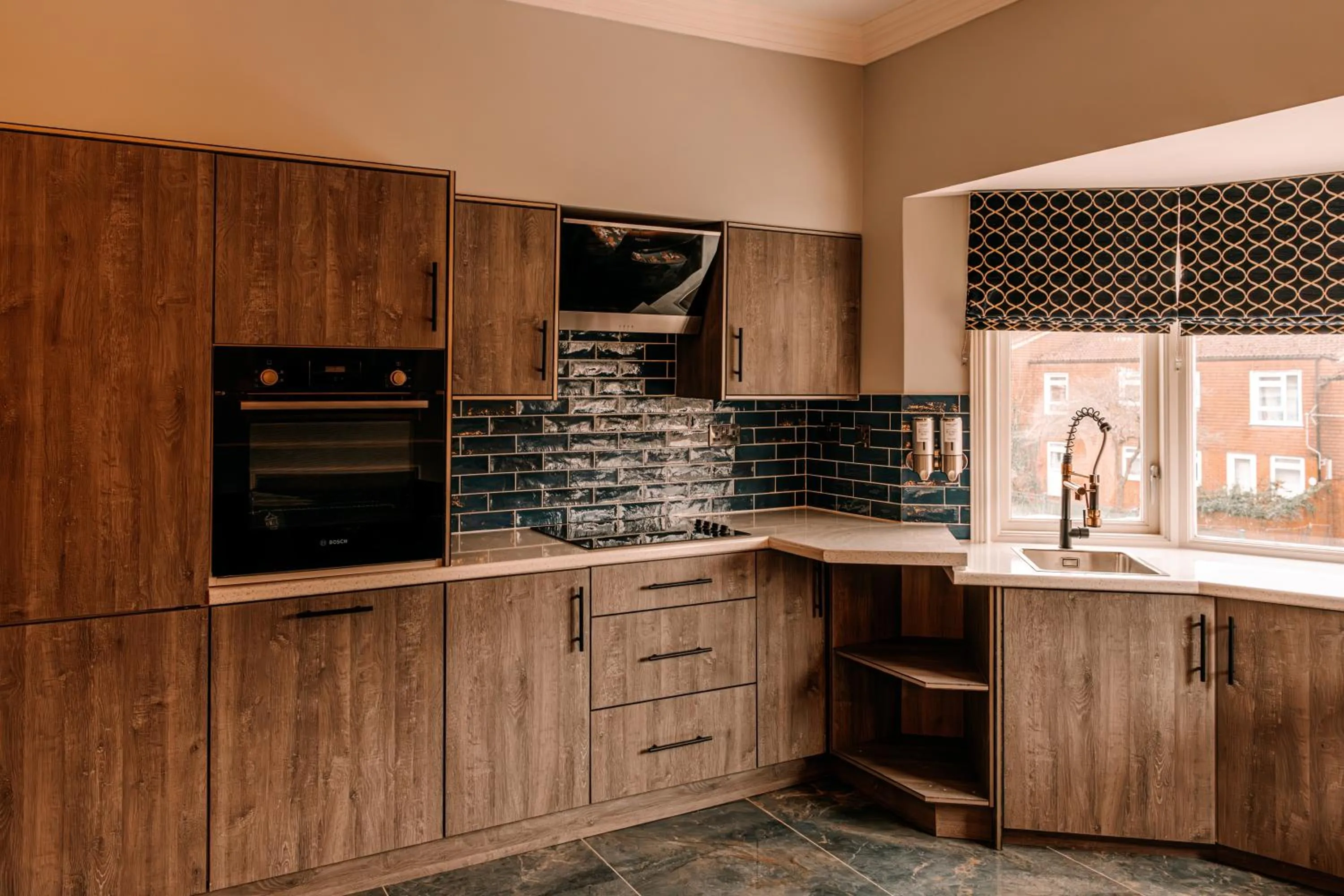 Kitchen or kitchenette in Domo Boutique Hotel Birmingham