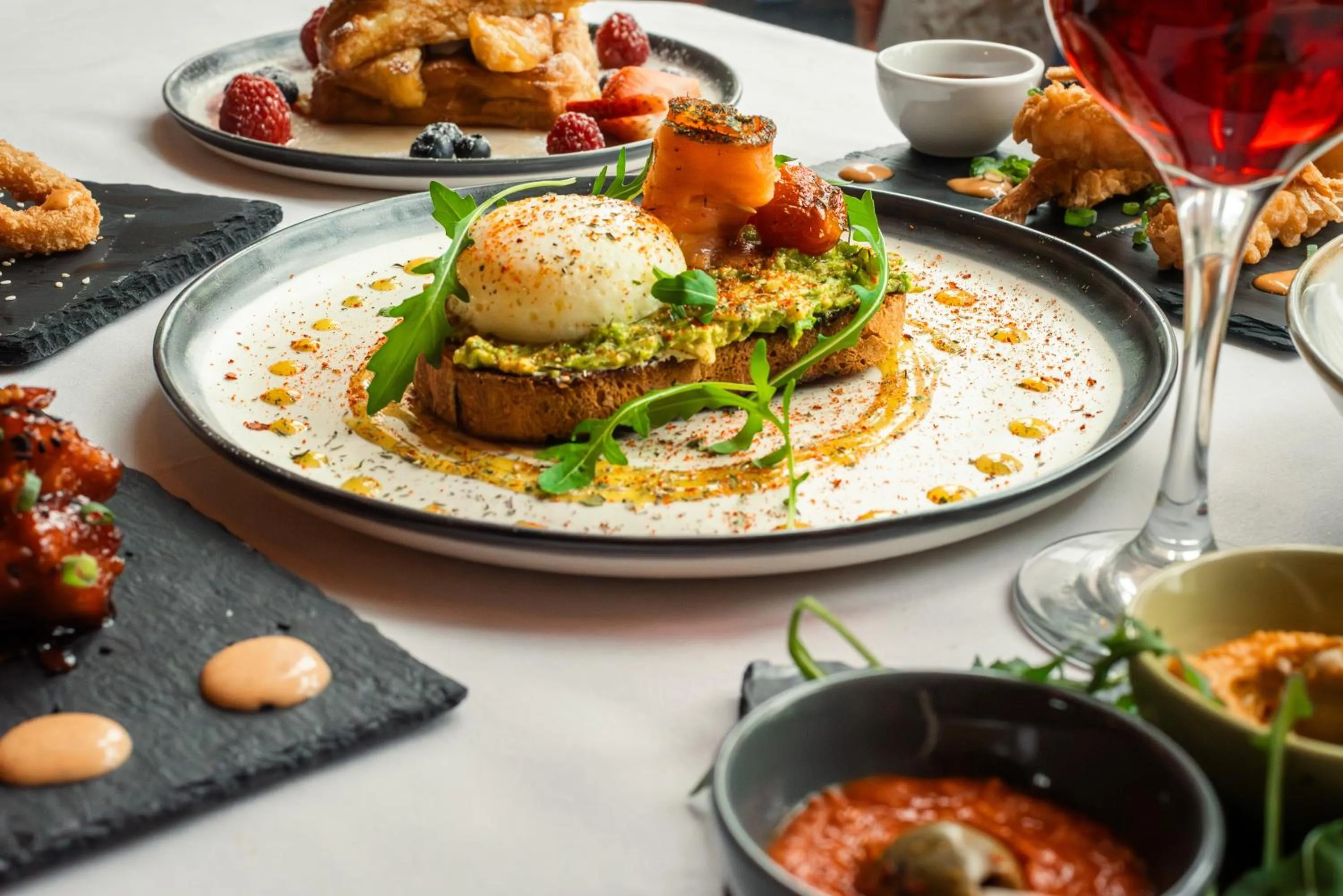 Food and drinks in Domo Boutique Hotel Birmingham