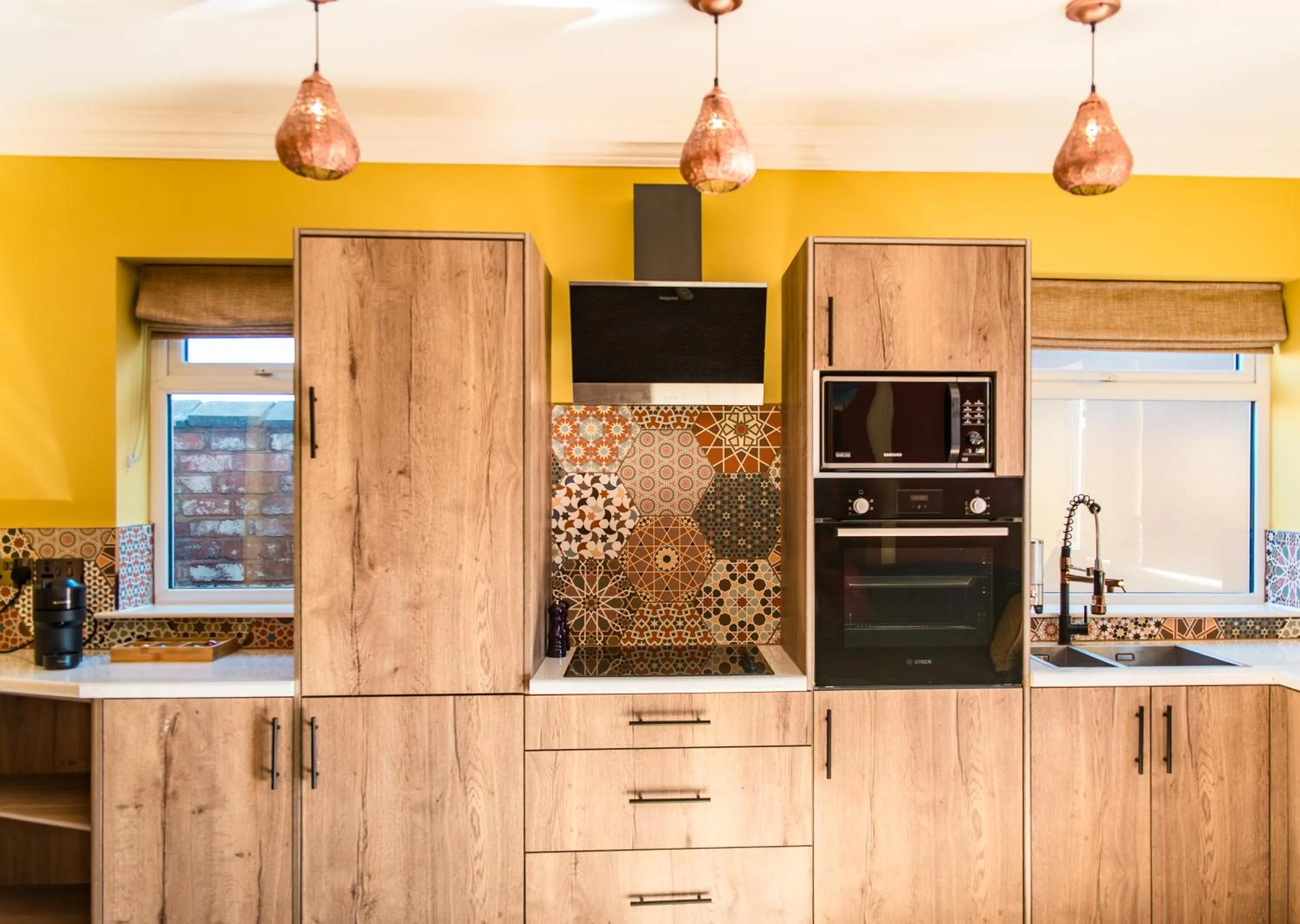 Kitchen or kitchenette in Domo Boutique Hotel Birmingham