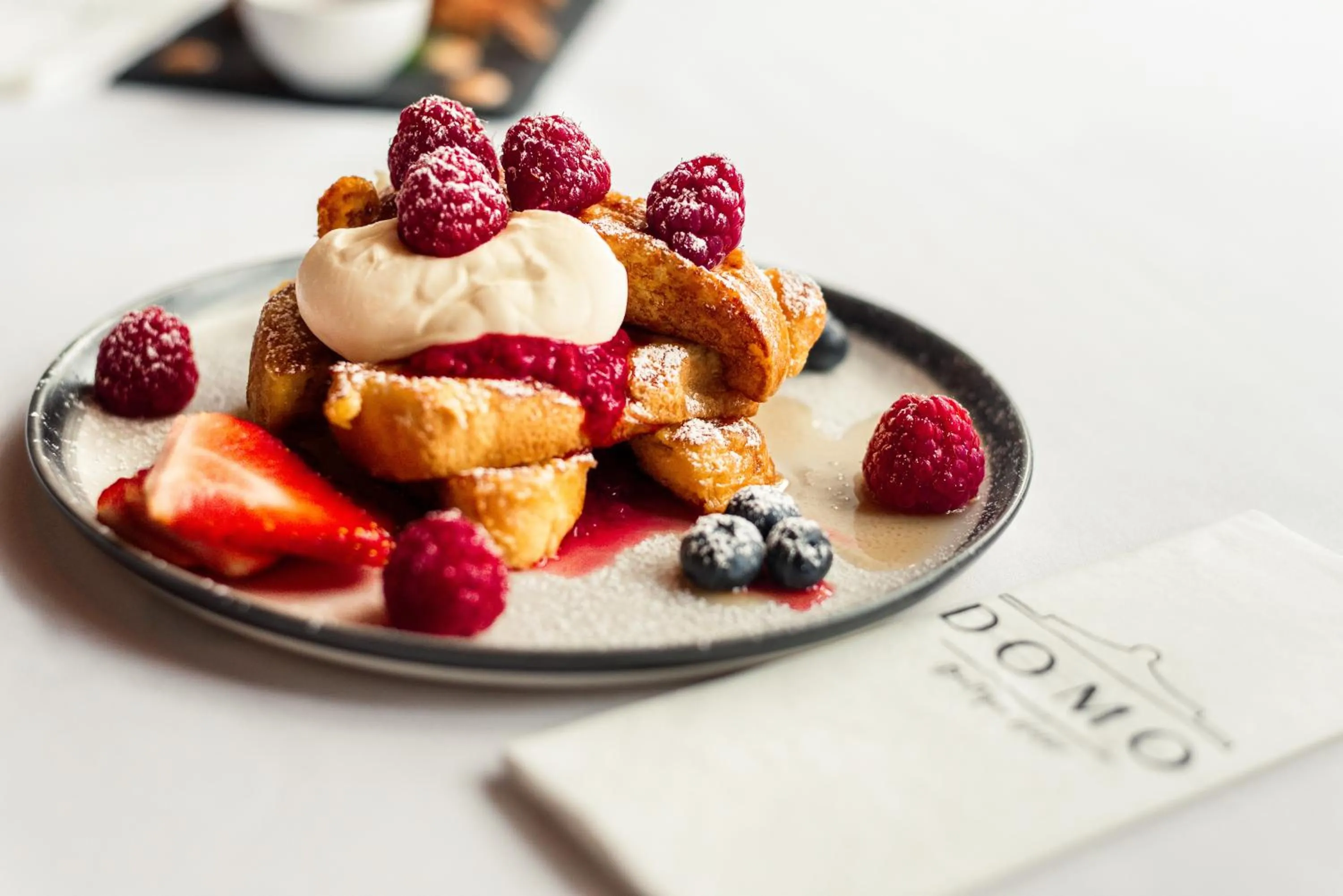 Food and drinks in Domo Boutique Hotel Birmingham