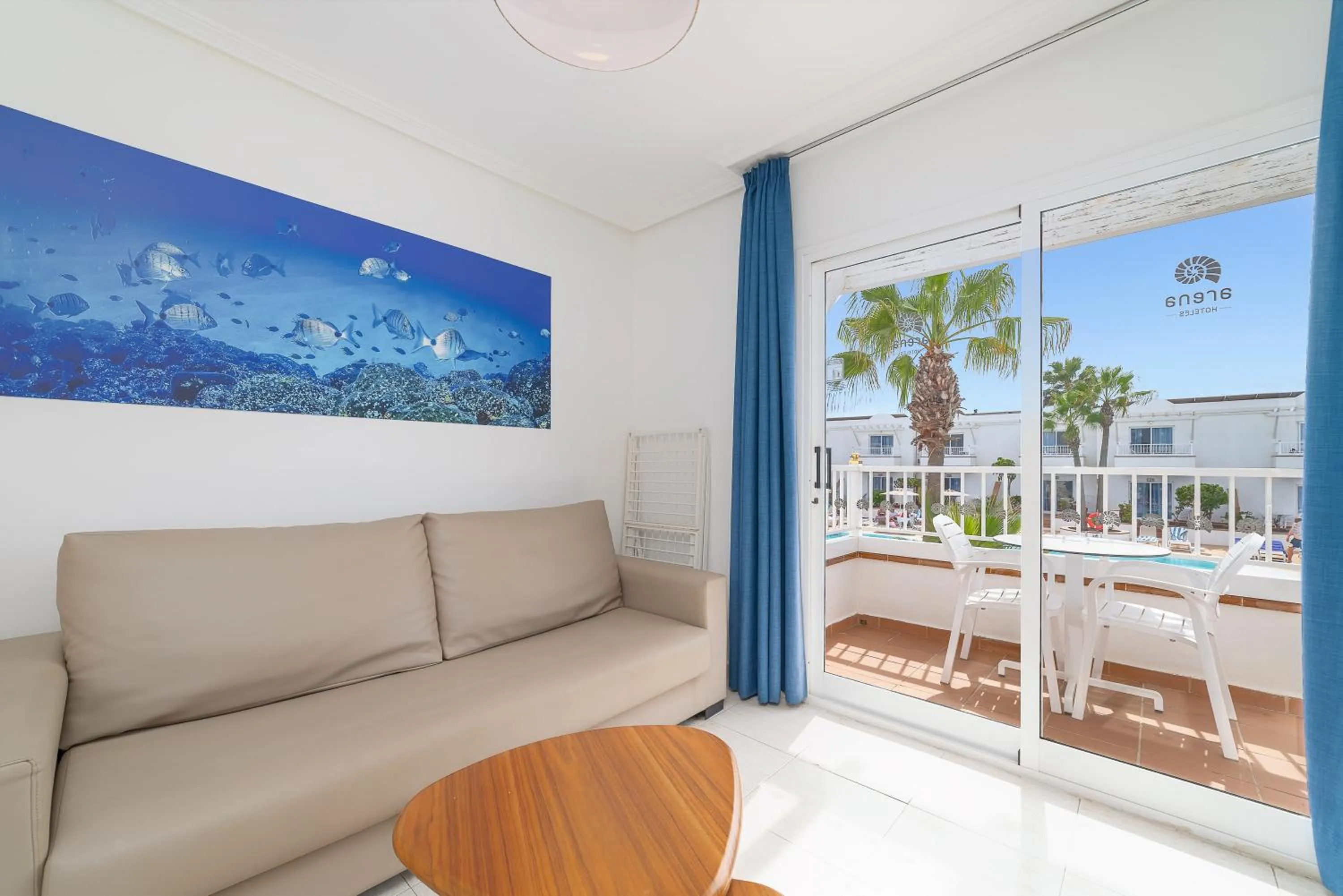 Living room in Hotel Arena Beach