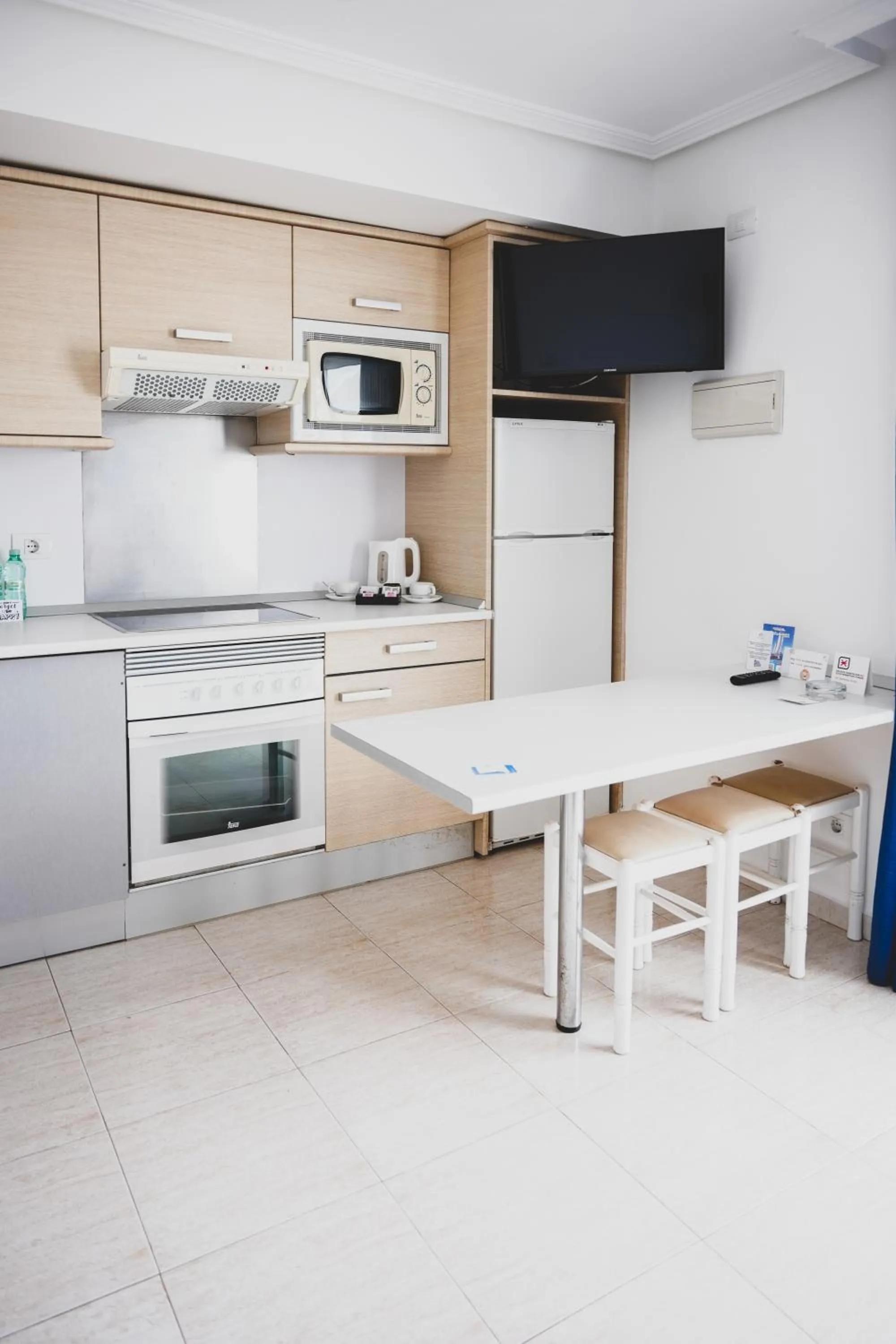 Kitchen or kitchenette in Hotel Arena Beach