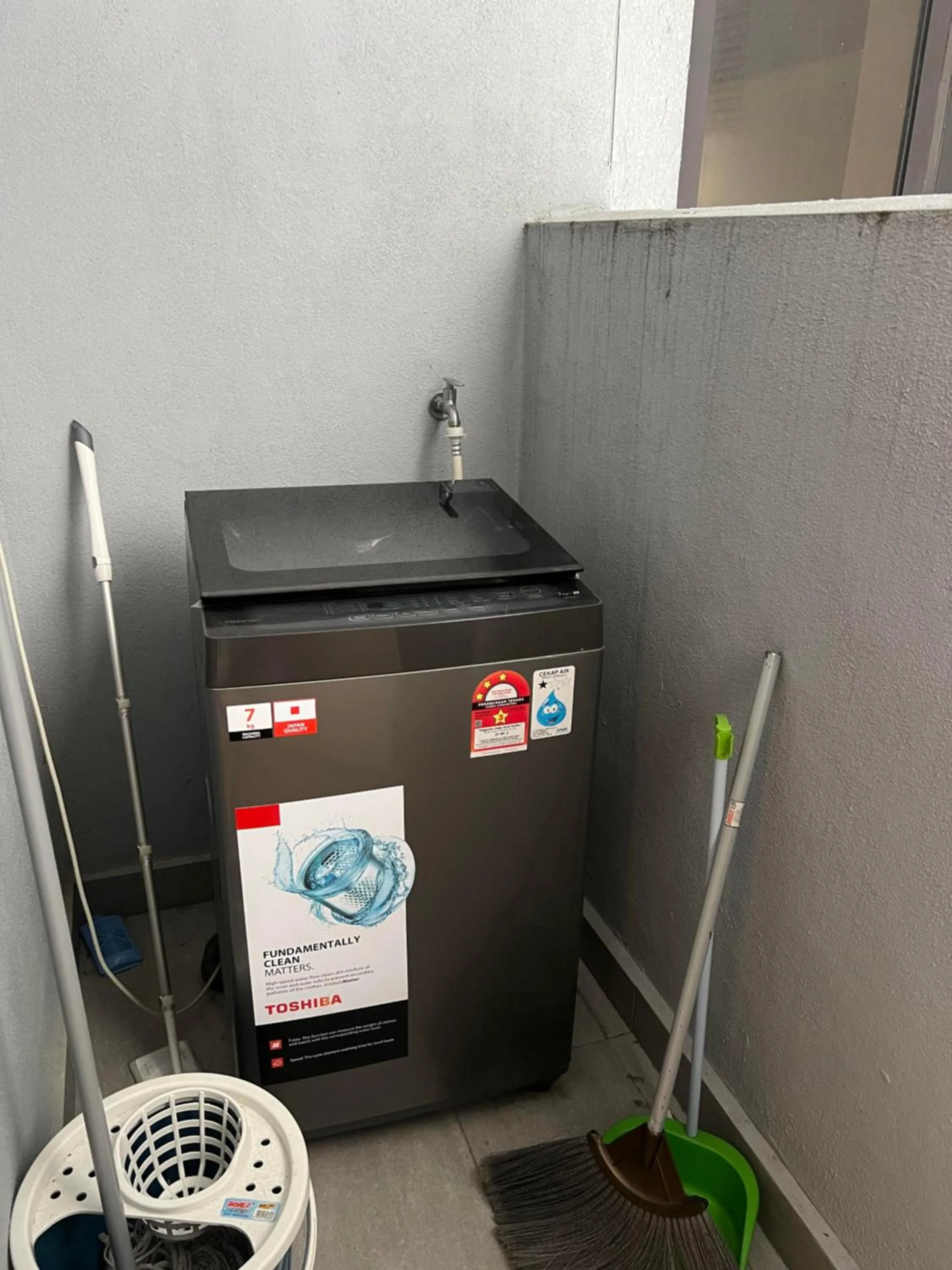 washing machine in Trion Residence Kuala Lumpur by Luxe