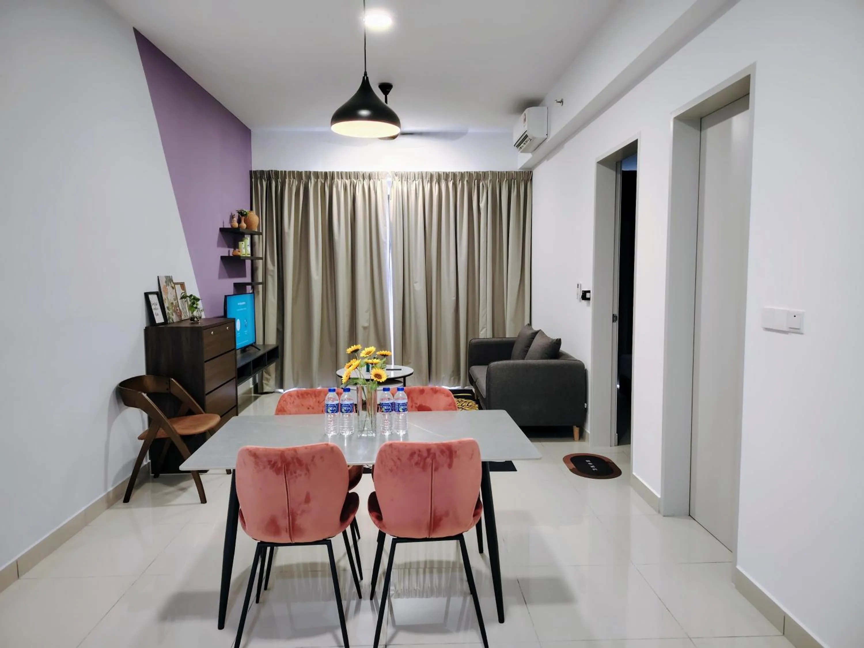 TV and multimedia in Trion Residence Kuala Lumpur by Luxe