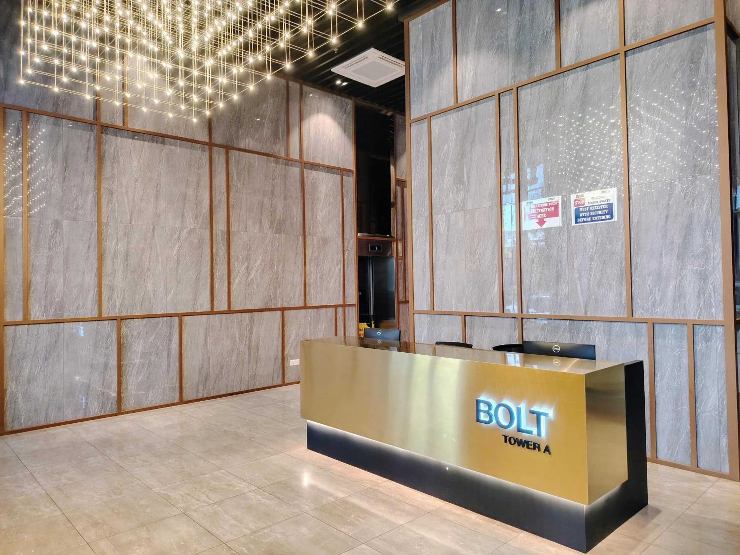 Lobby or reception in Trion Residence Kuala Lumpur by Luxe