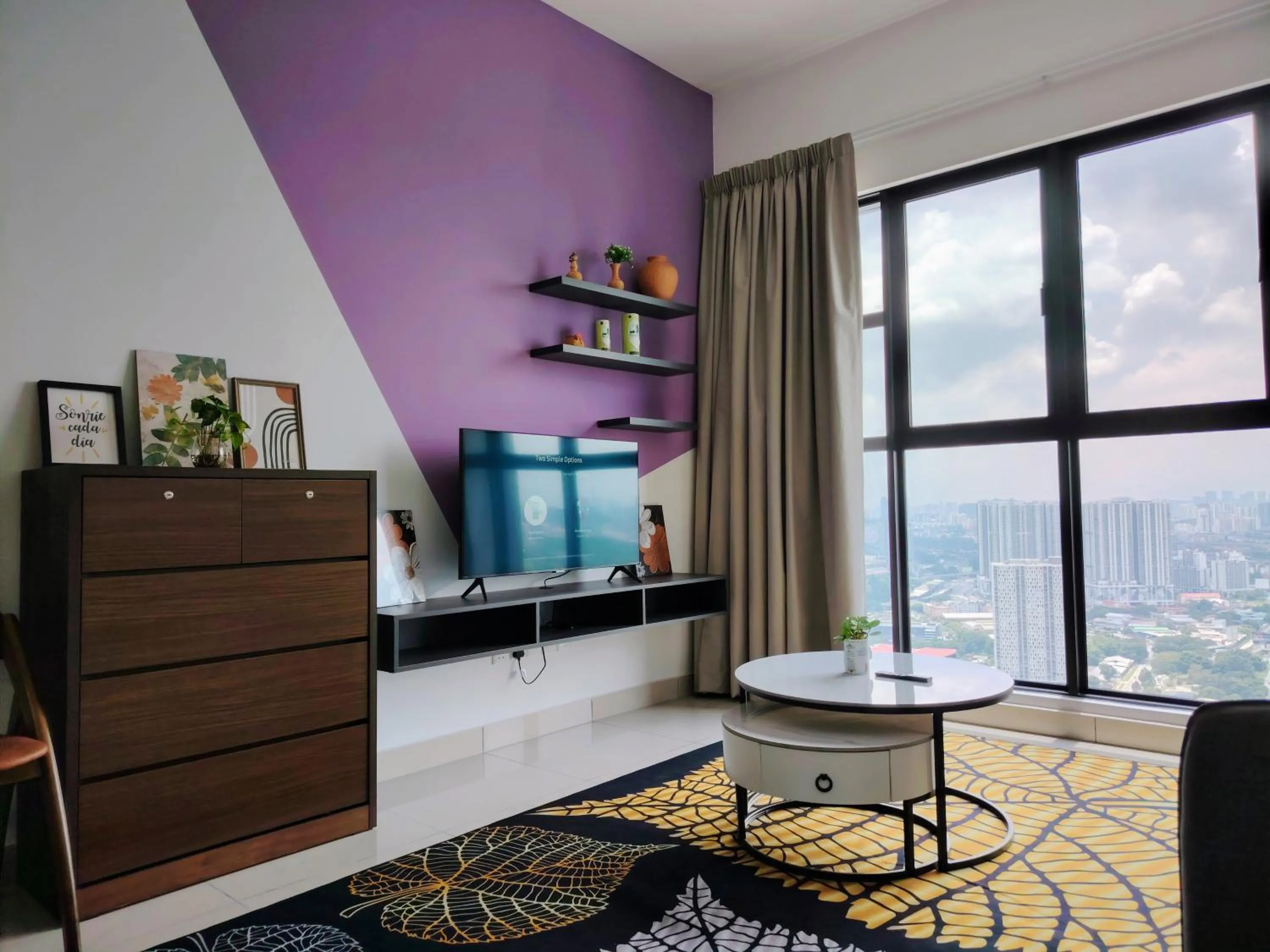 TV and multimedia in Trion Residence Kuala Lumpur by Luxe