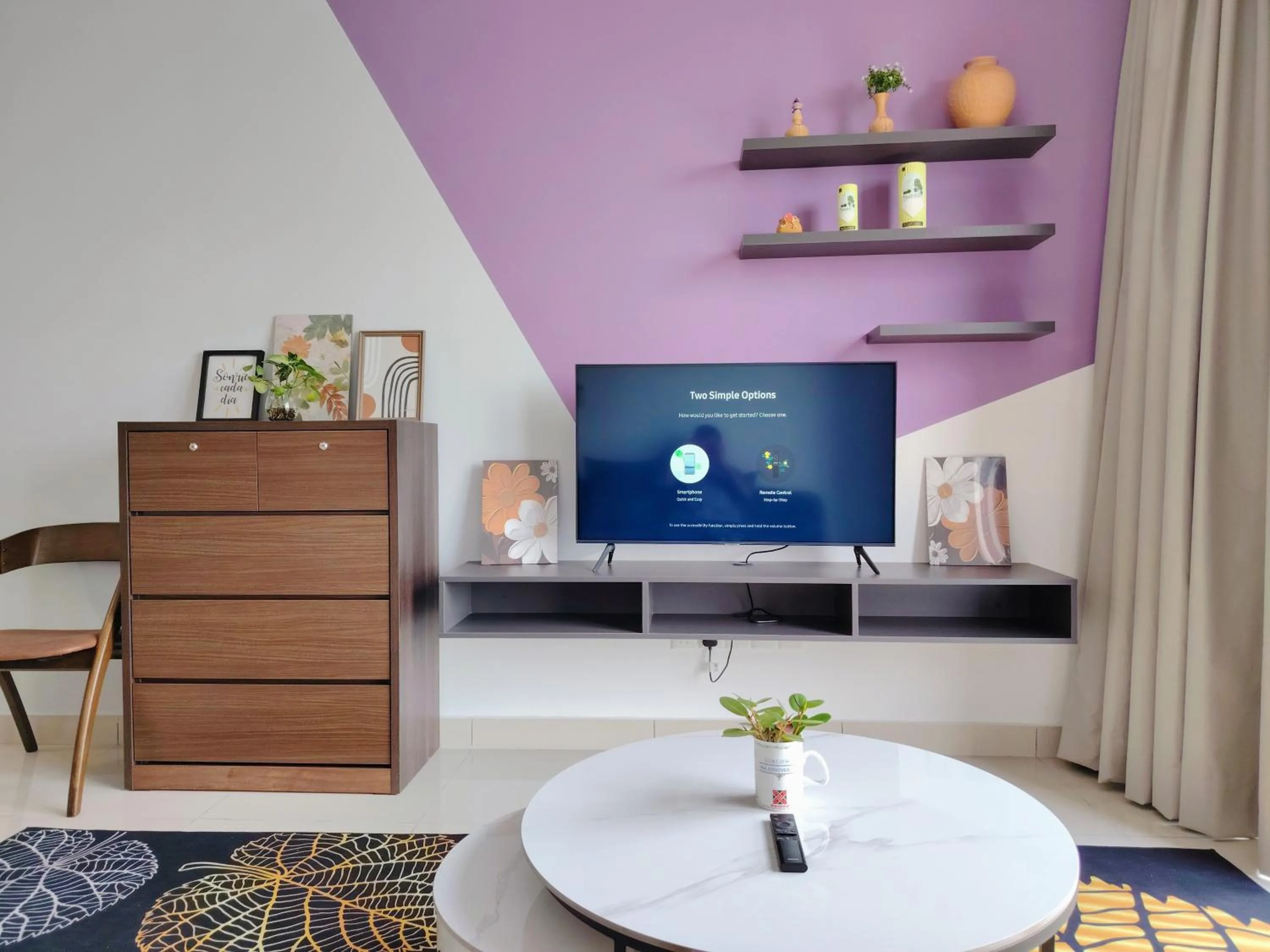 TV and multimedia in Trion Residence Kuala Lumpur by Luxe