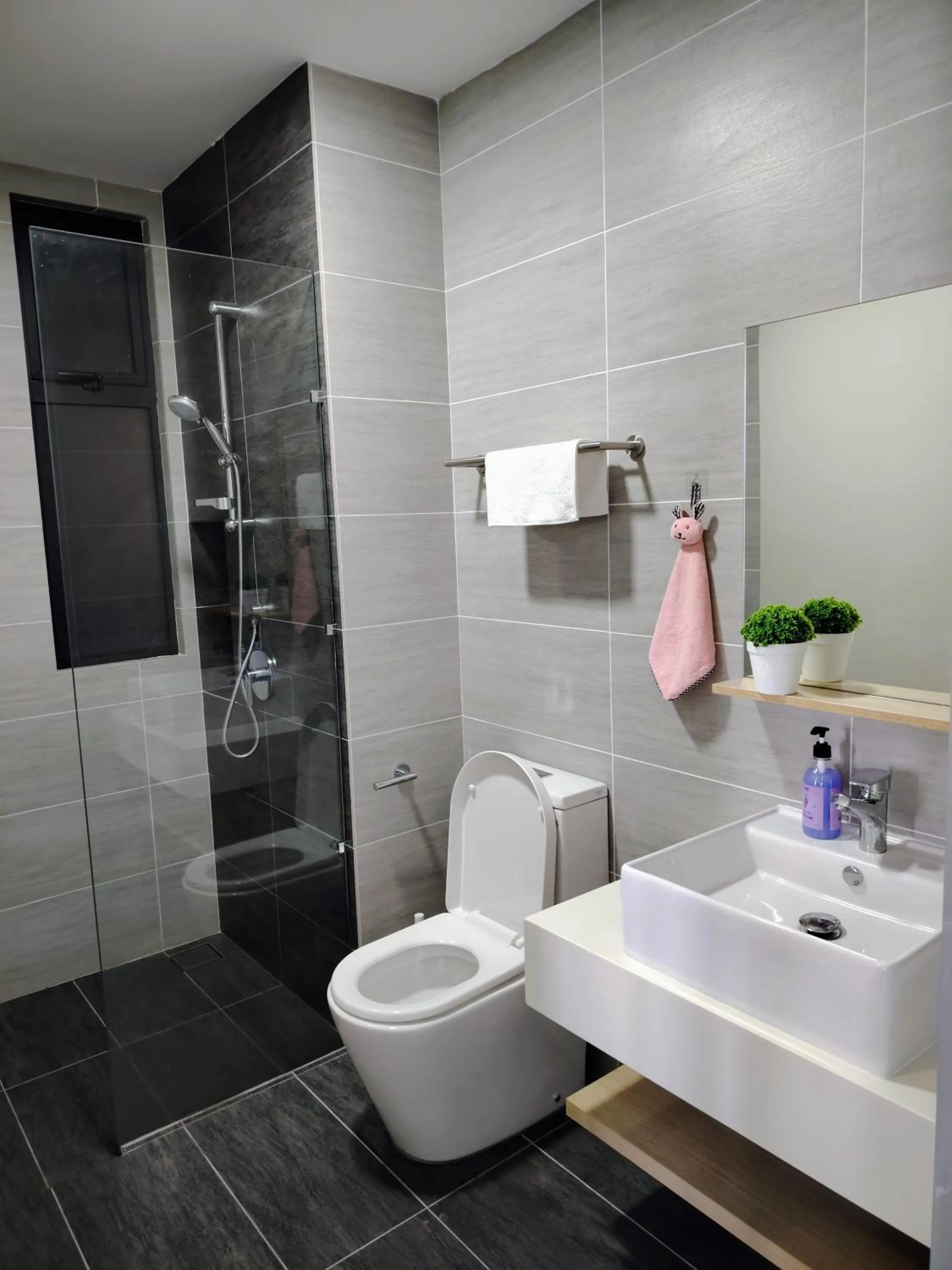 Shower in Trion Residence Kuala Lumpur by Luxe