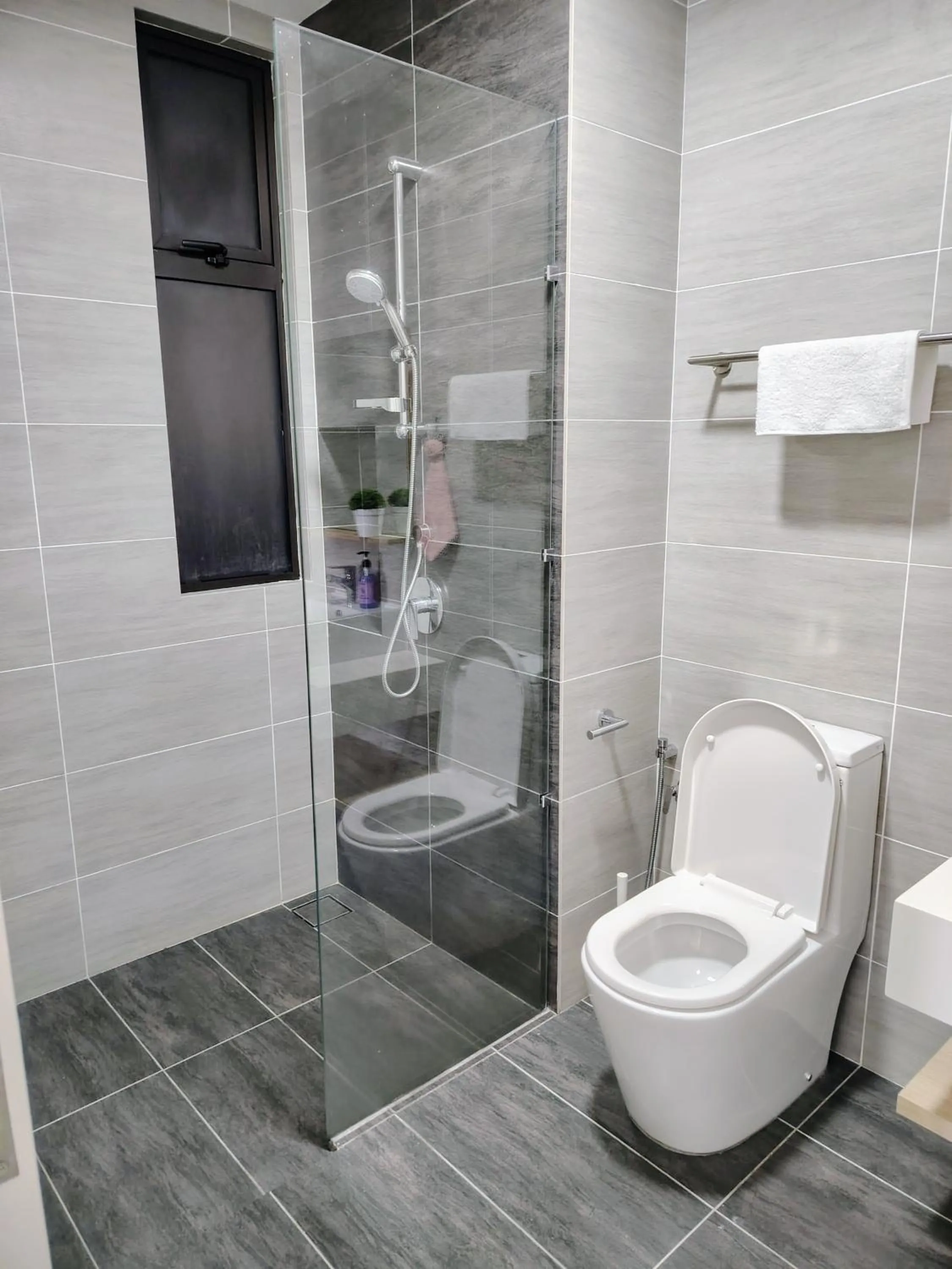 Shower in Trion Residence Kuala Lumpur by Luxe