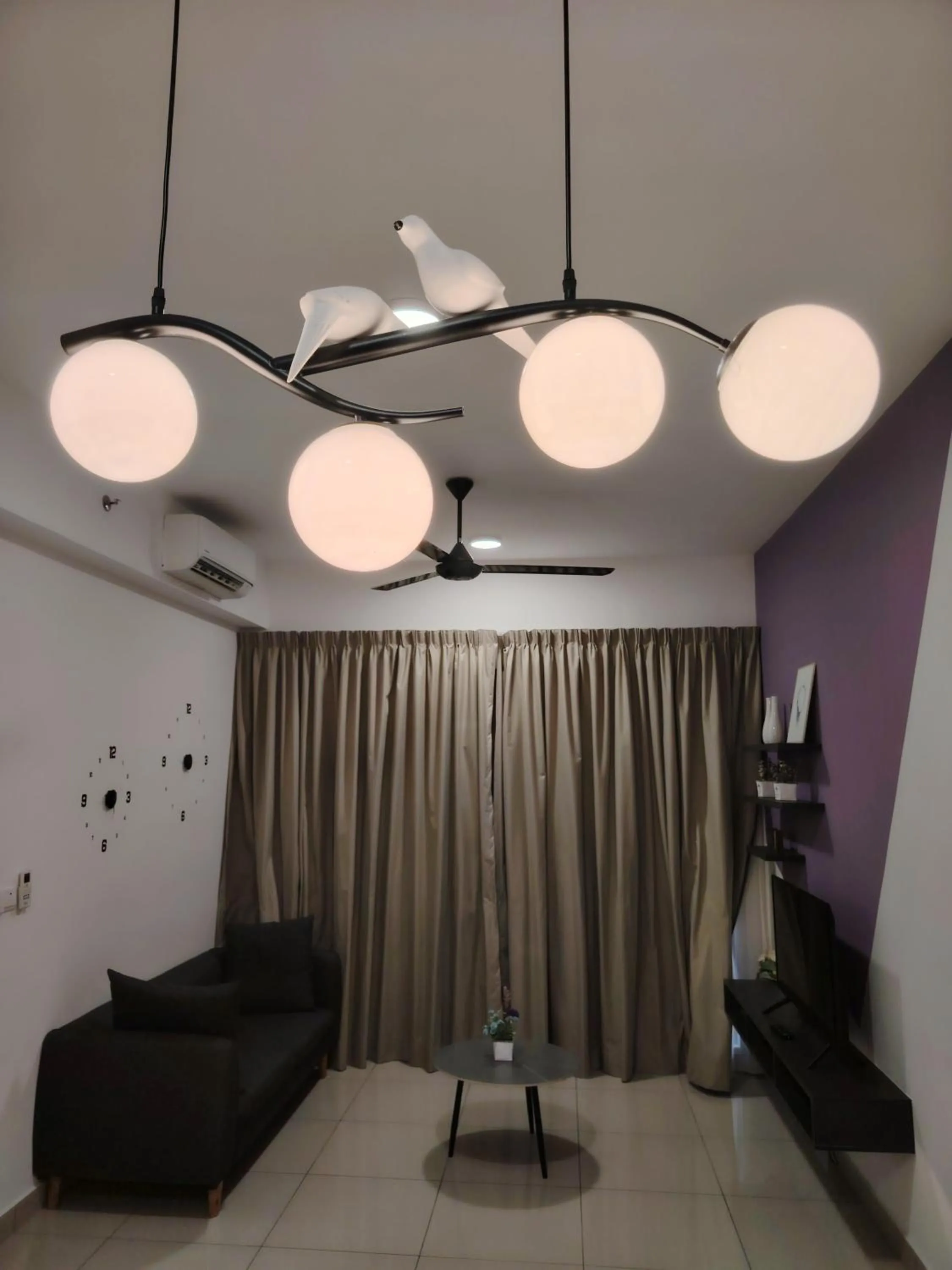 Living room in Trion Residence Kuala Lumpur by Luxe