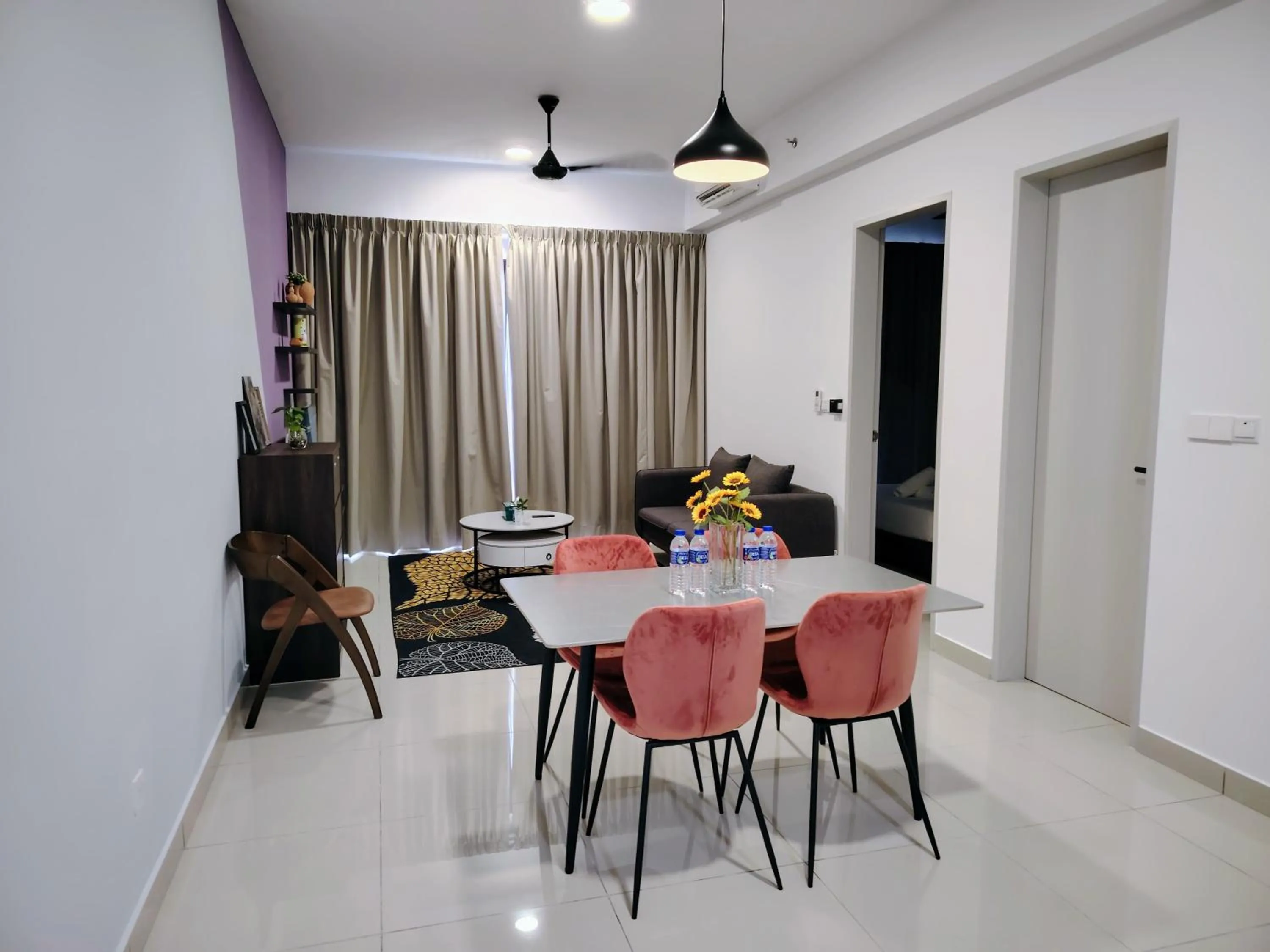 Living room in Trion Residence Kuala Lumpur by Luxe