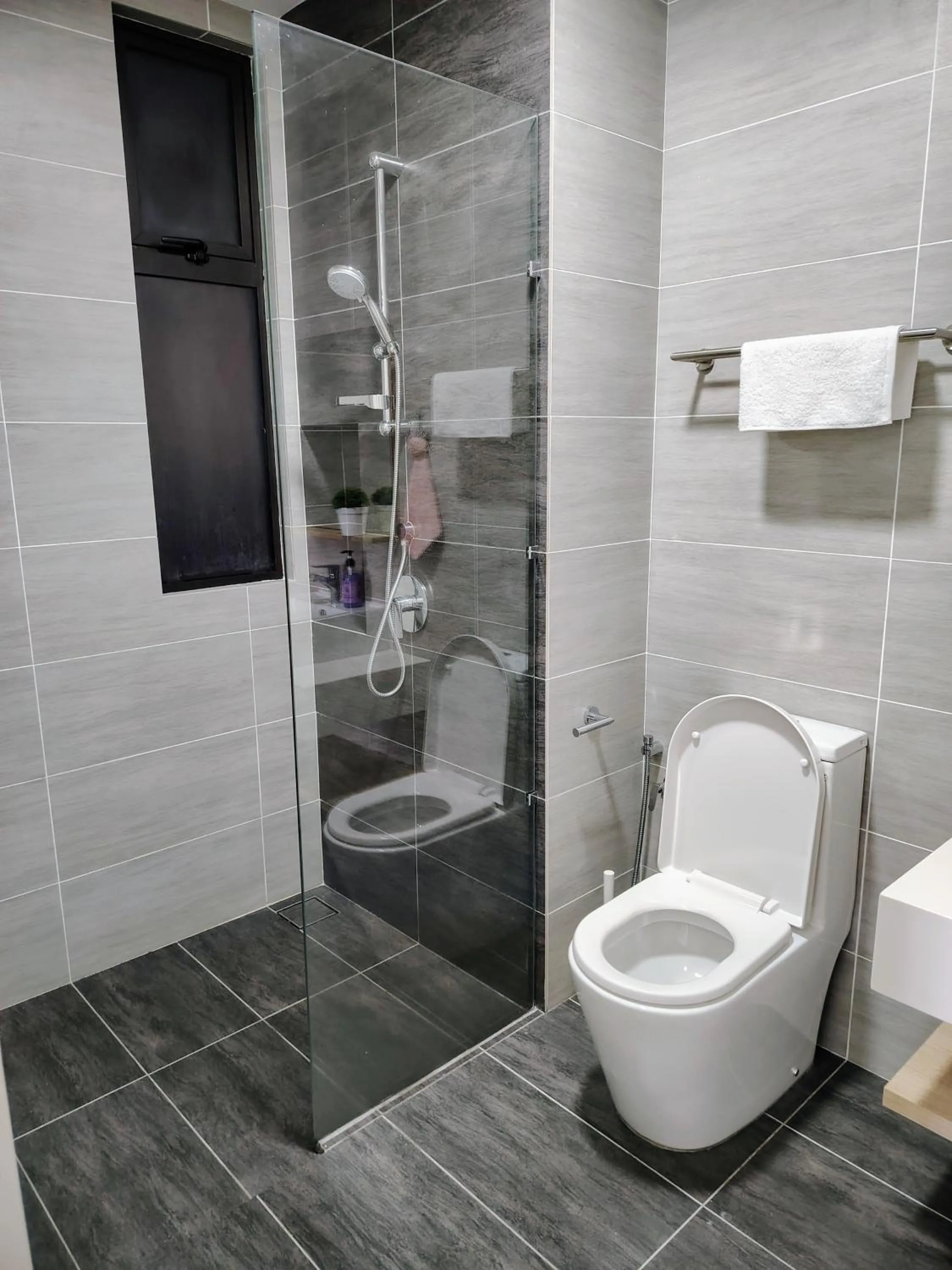 Shower in Trion Residence Kuala Lumpur by Luxe