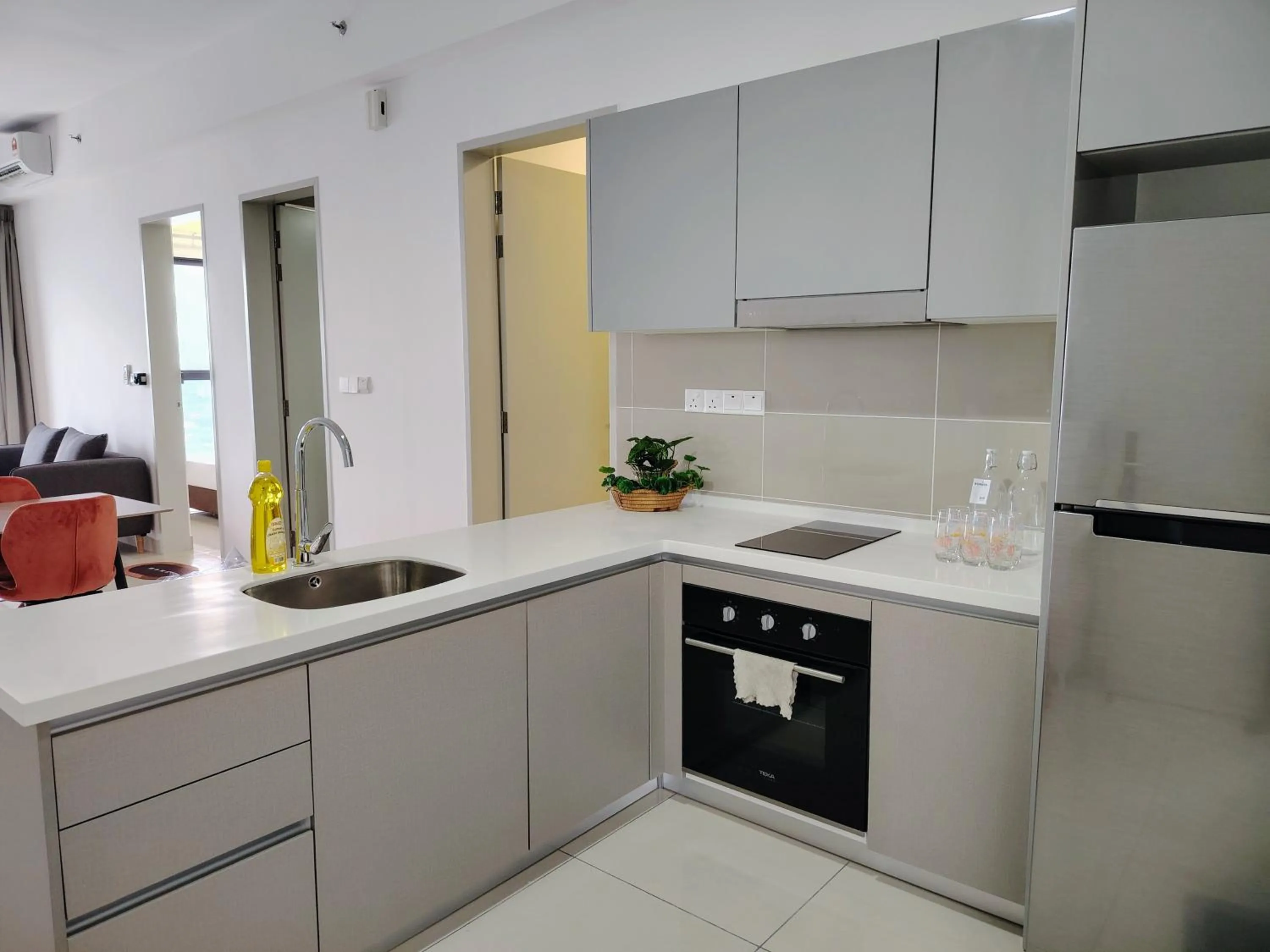 Kitchen or kitchenette in Trion Residence Kuala Lumpur by Luxe