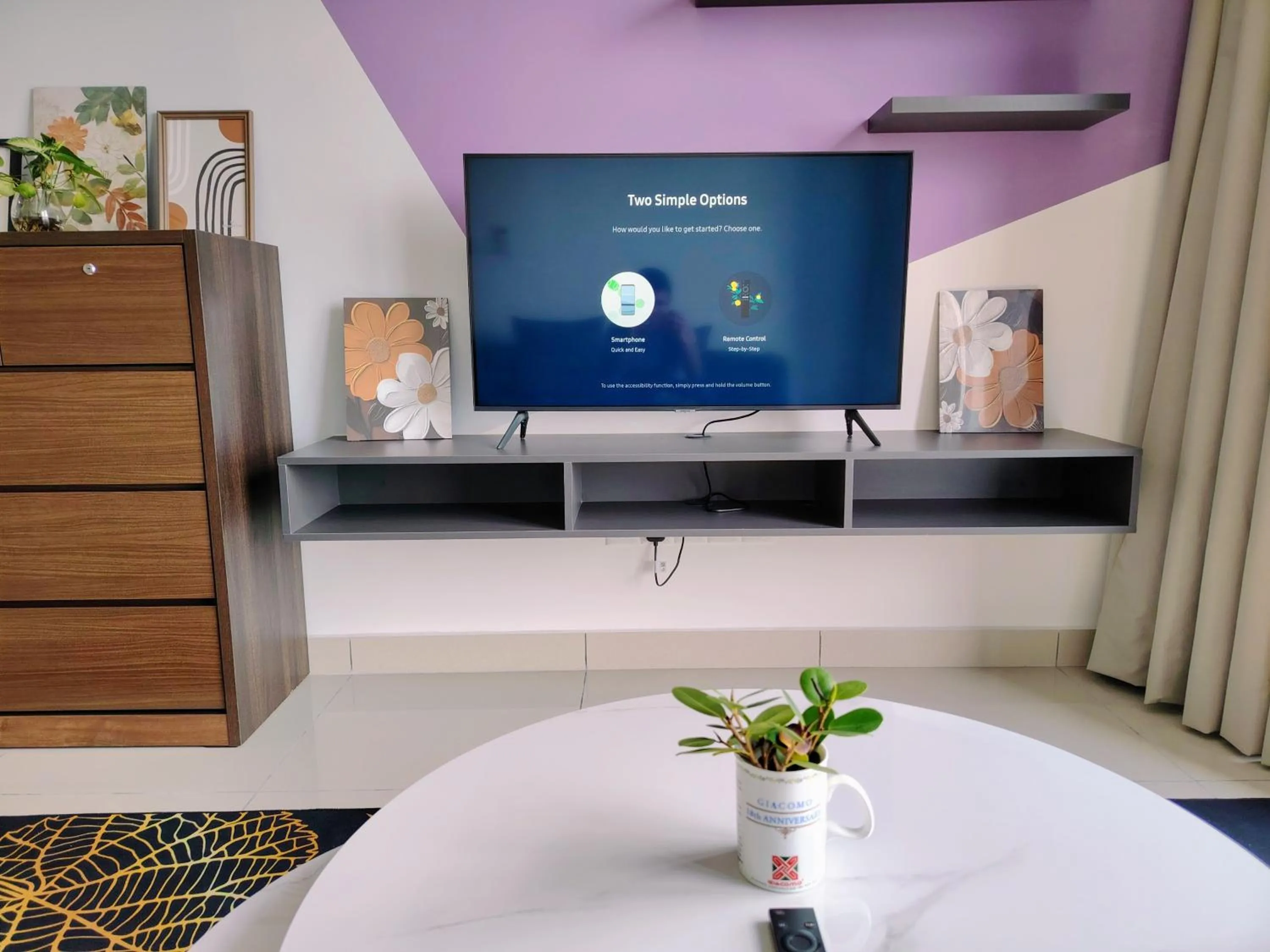 TV and multimedia in Trion Residence Kuala Lumpur by Luxe