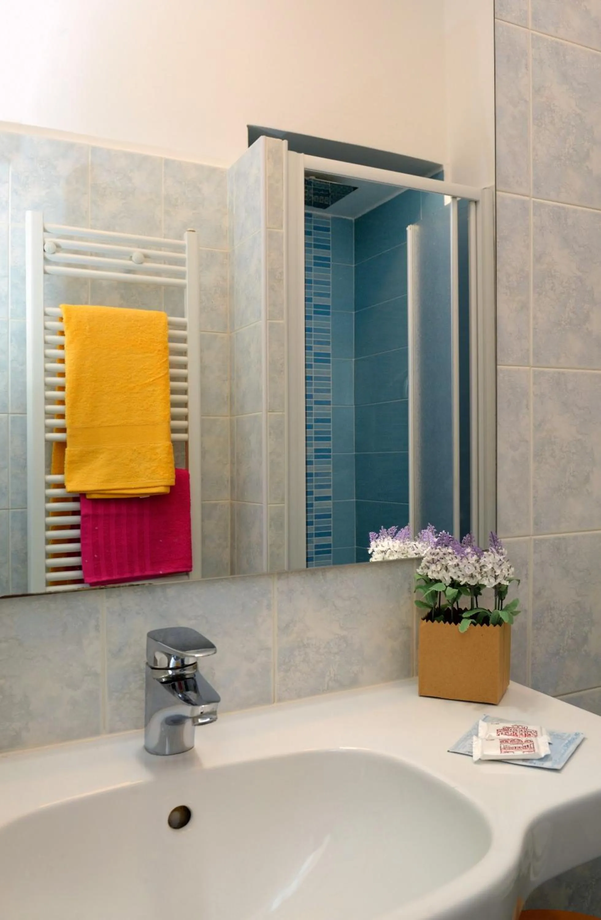 Shower in Hotel Puntabella