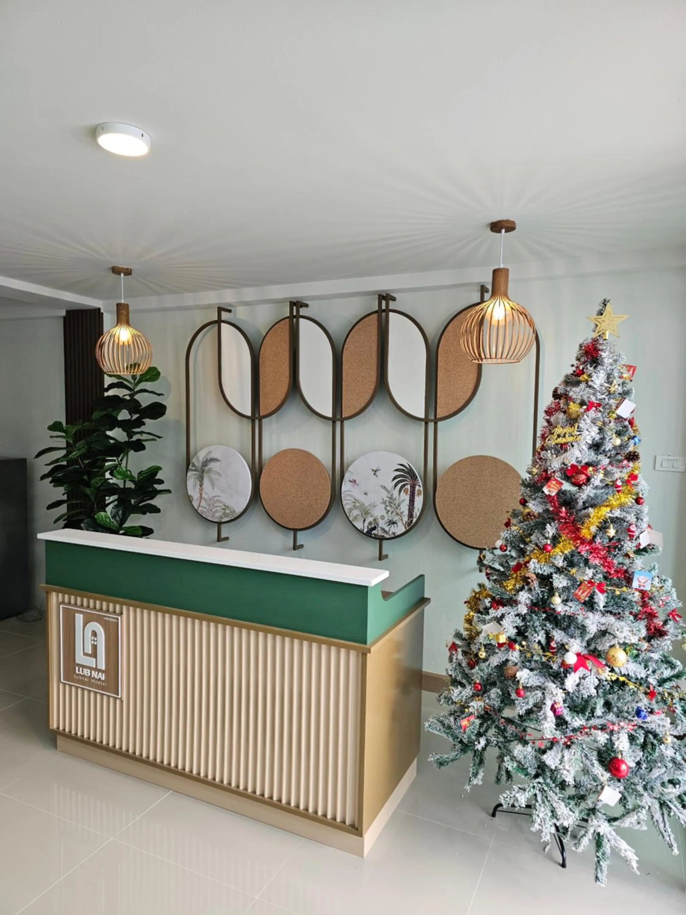 Lobby or reception in Lub Nai Hostel