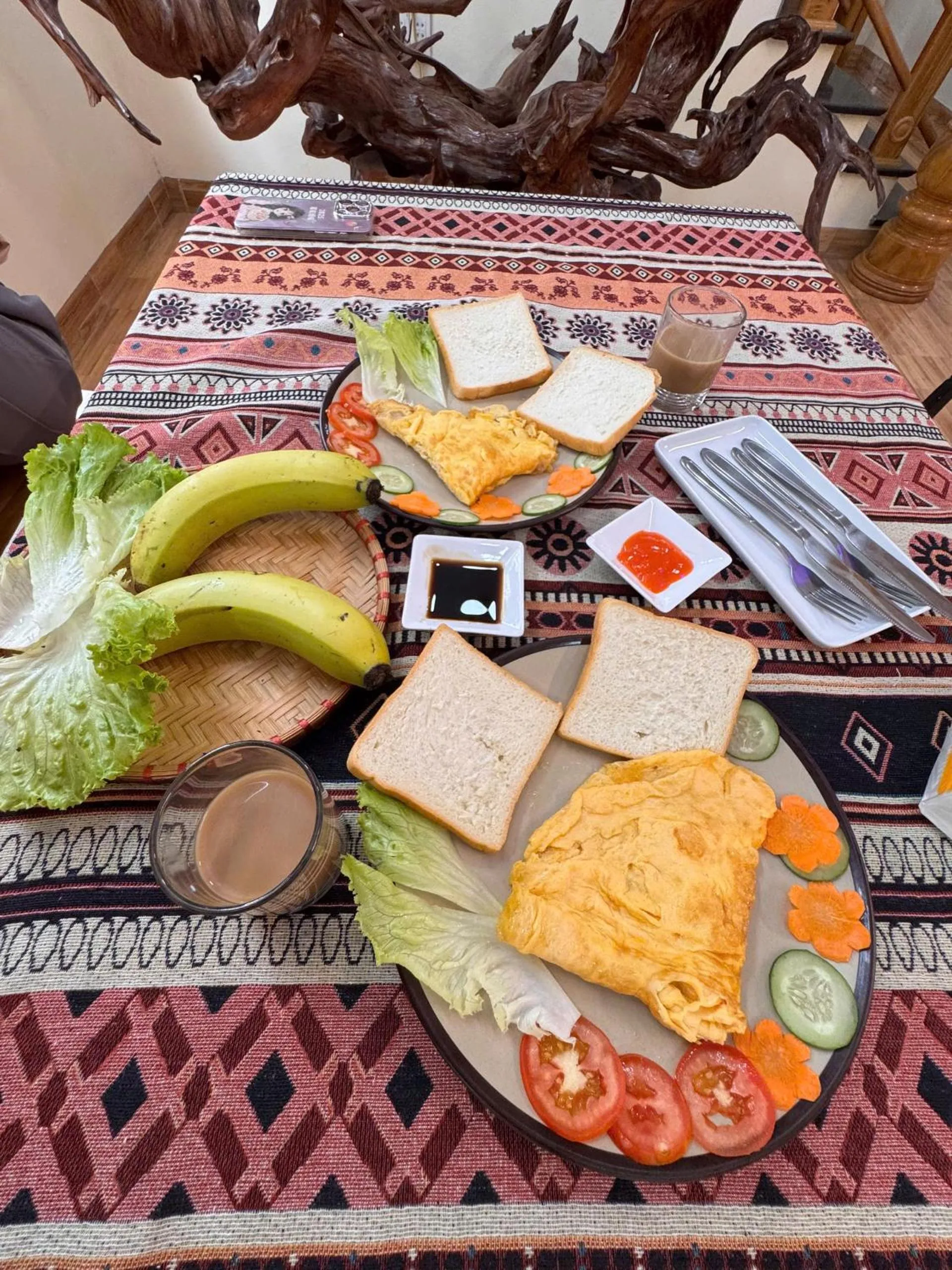 Breakfast in Ma Pi Adventures Ha Giang Loop Tour & Motorbike Rental