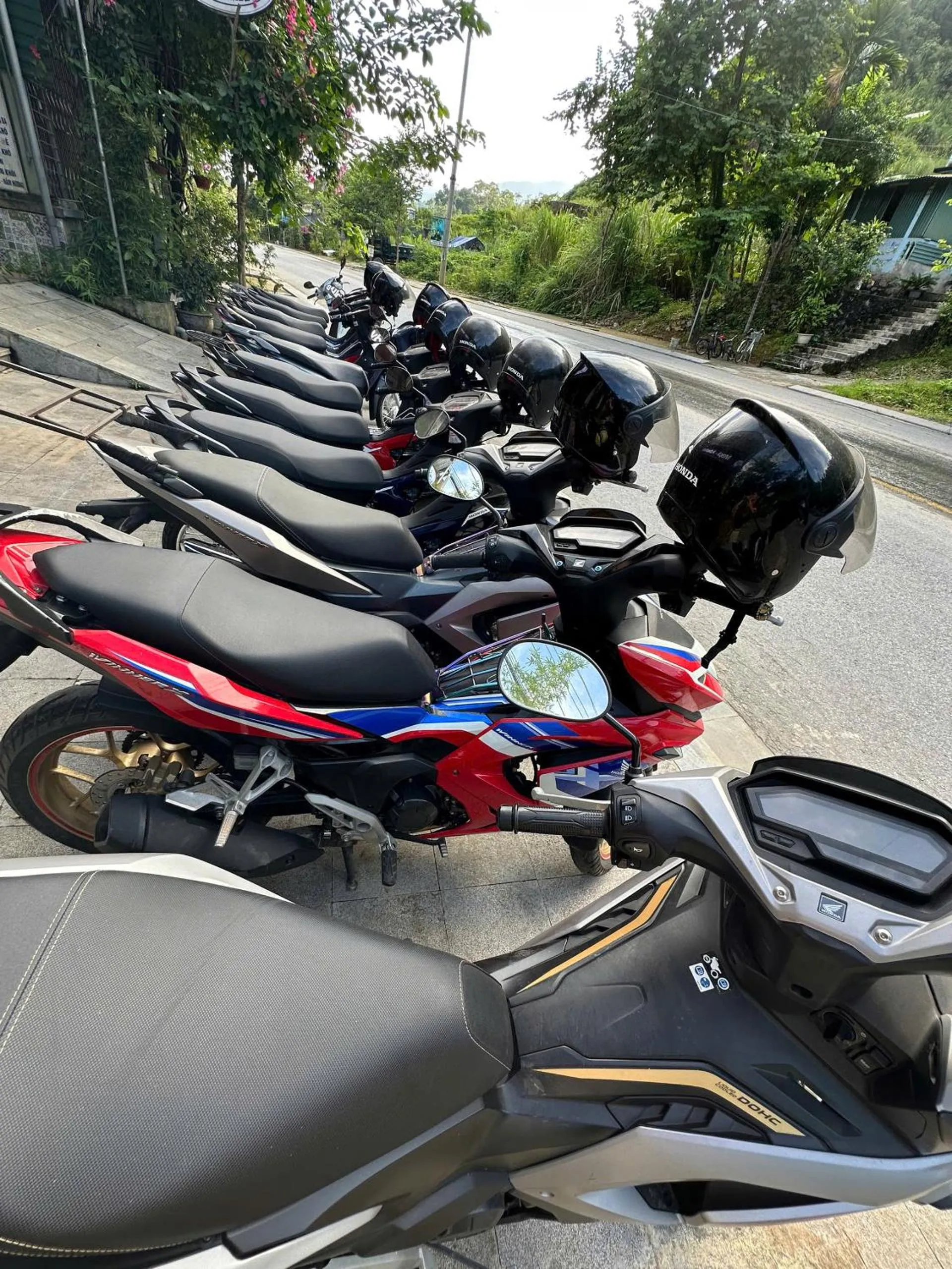 Parking in Ma Pi Adventures Ha Giang Loop Tour & Motorbike Rental