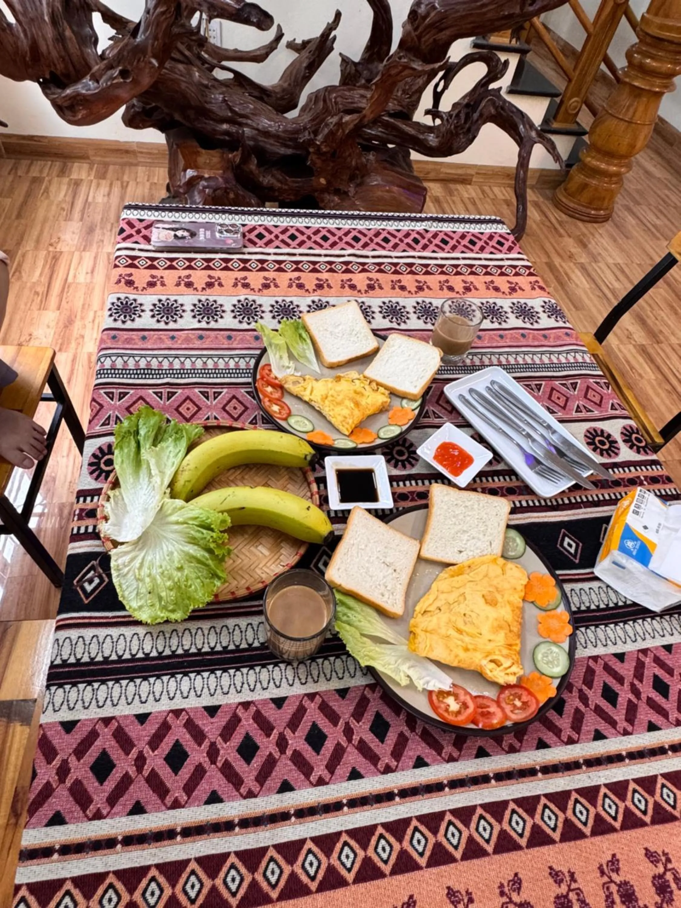 Breakfast in Ma Pi Adventures Ha Giang Loop Tour & Motorbike Rental