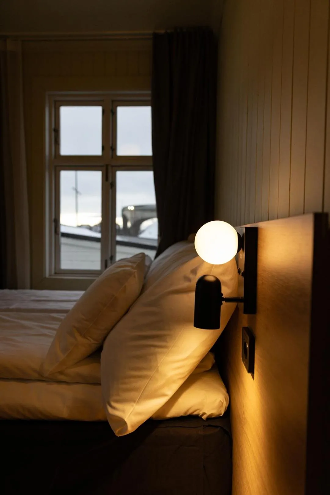 Bed in Skata Hotel Henningsvær