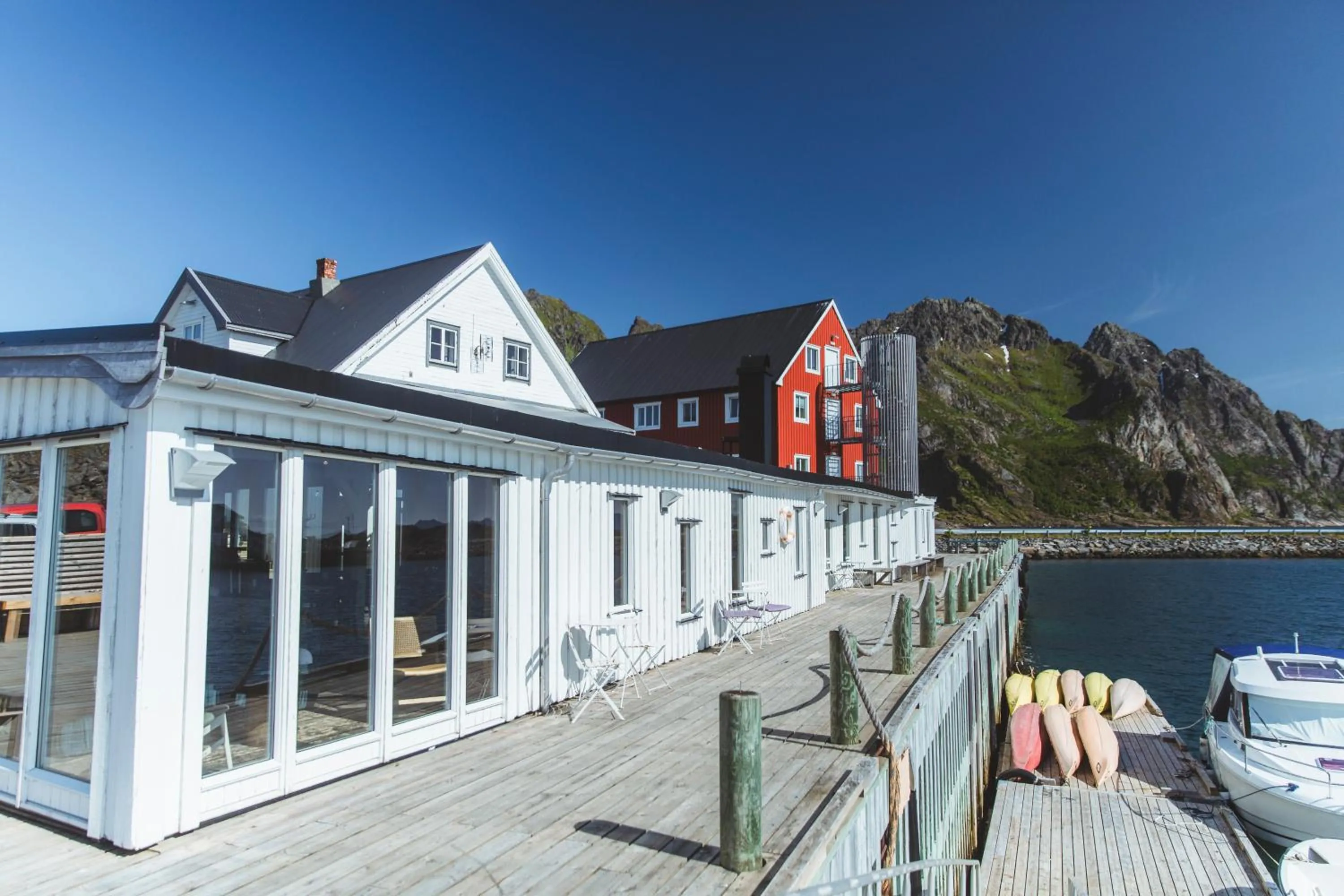Natural landscape in Skata Hotel Henningsvær