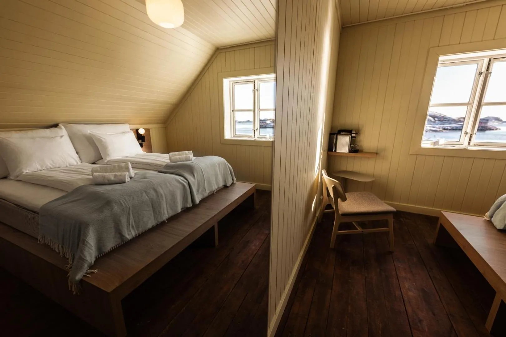 Bed in Skata Hotel Henningsvær