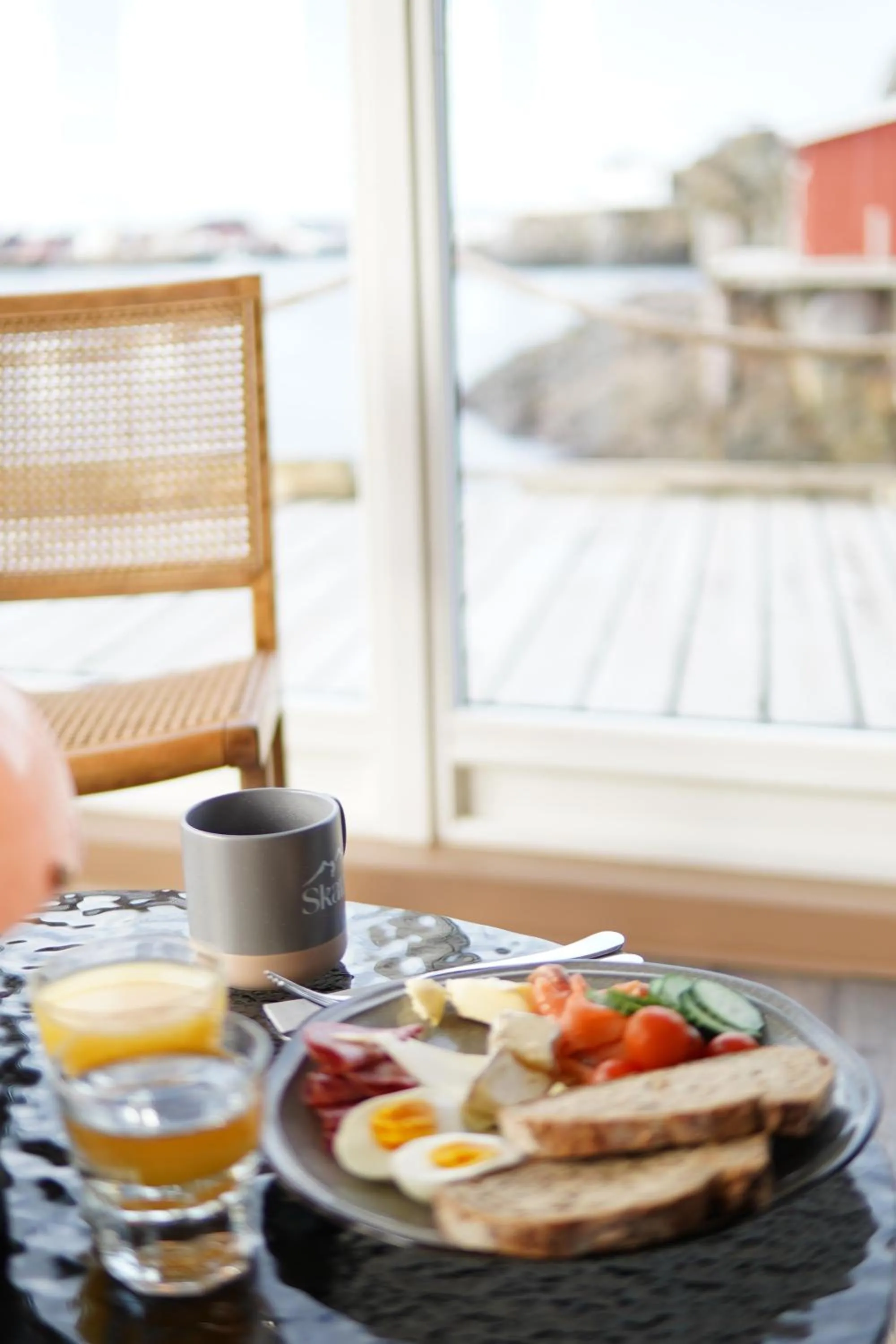 Breakfast in Skata Hotel Henningsvær