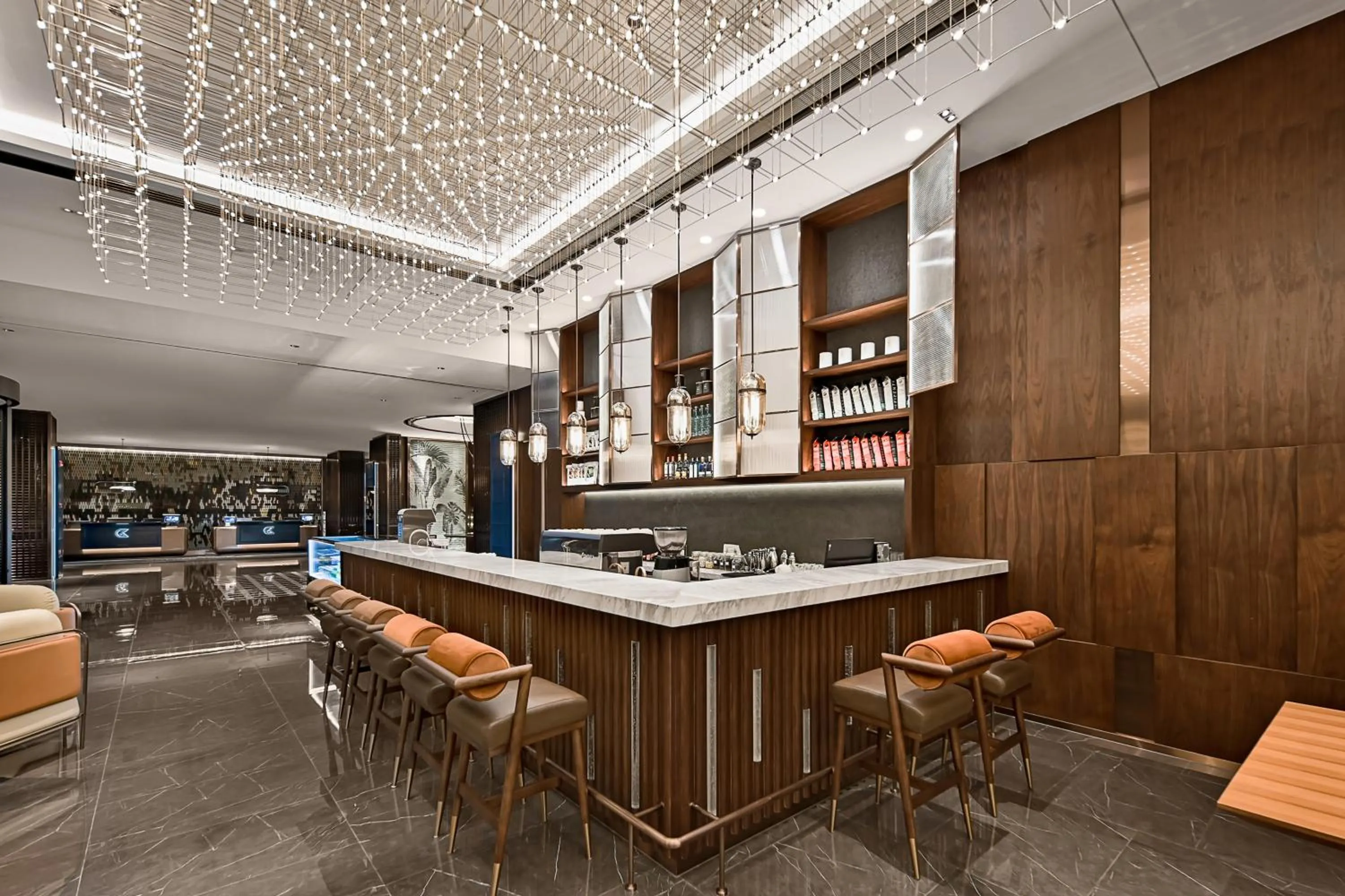 Lobby or reception in Shanghai Hongqiao Yankuang Tulip Hotel