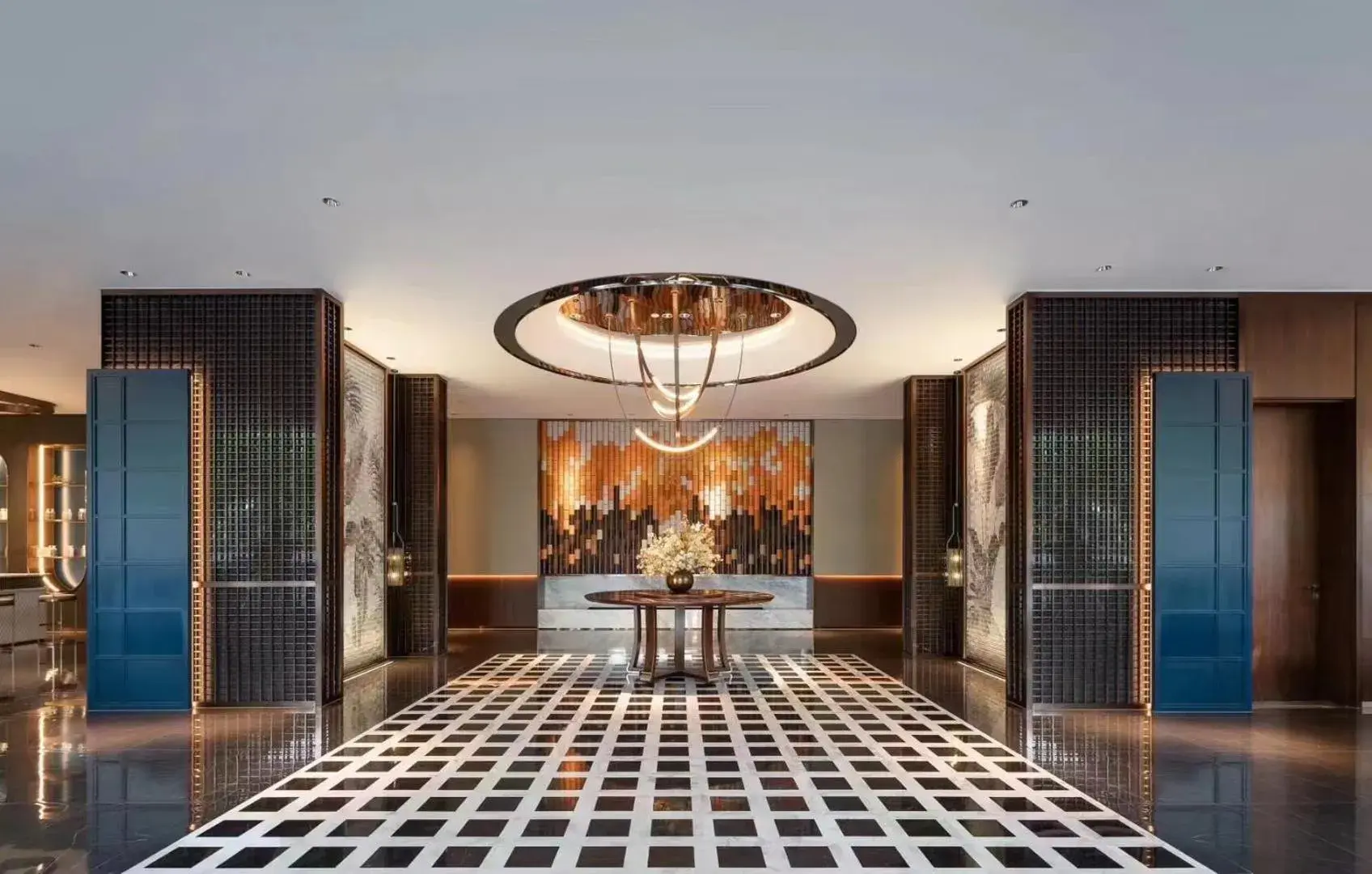 Lobby or reception in Shanghai Hongqiao Yankuang Tulip Hotel Lobby or reception in Shanghai Hongqiao Yankuang Tulip Hotel