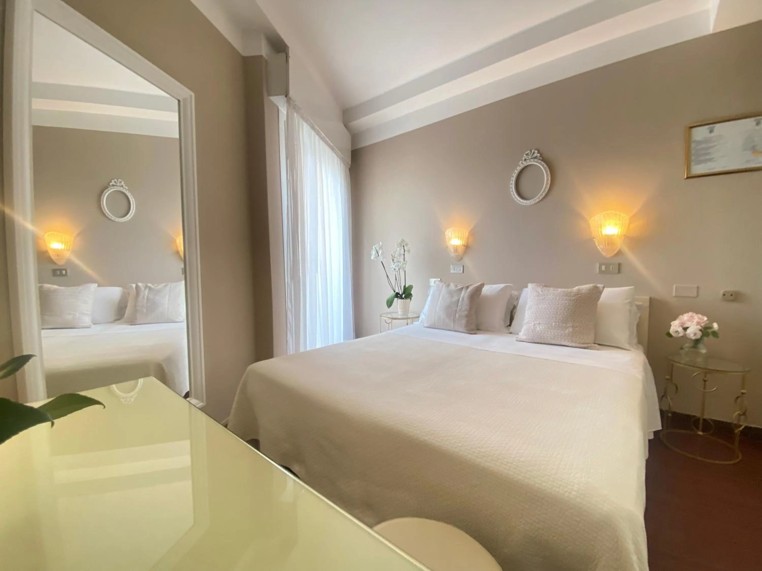 Bed in Hotel Admiral - on the beach