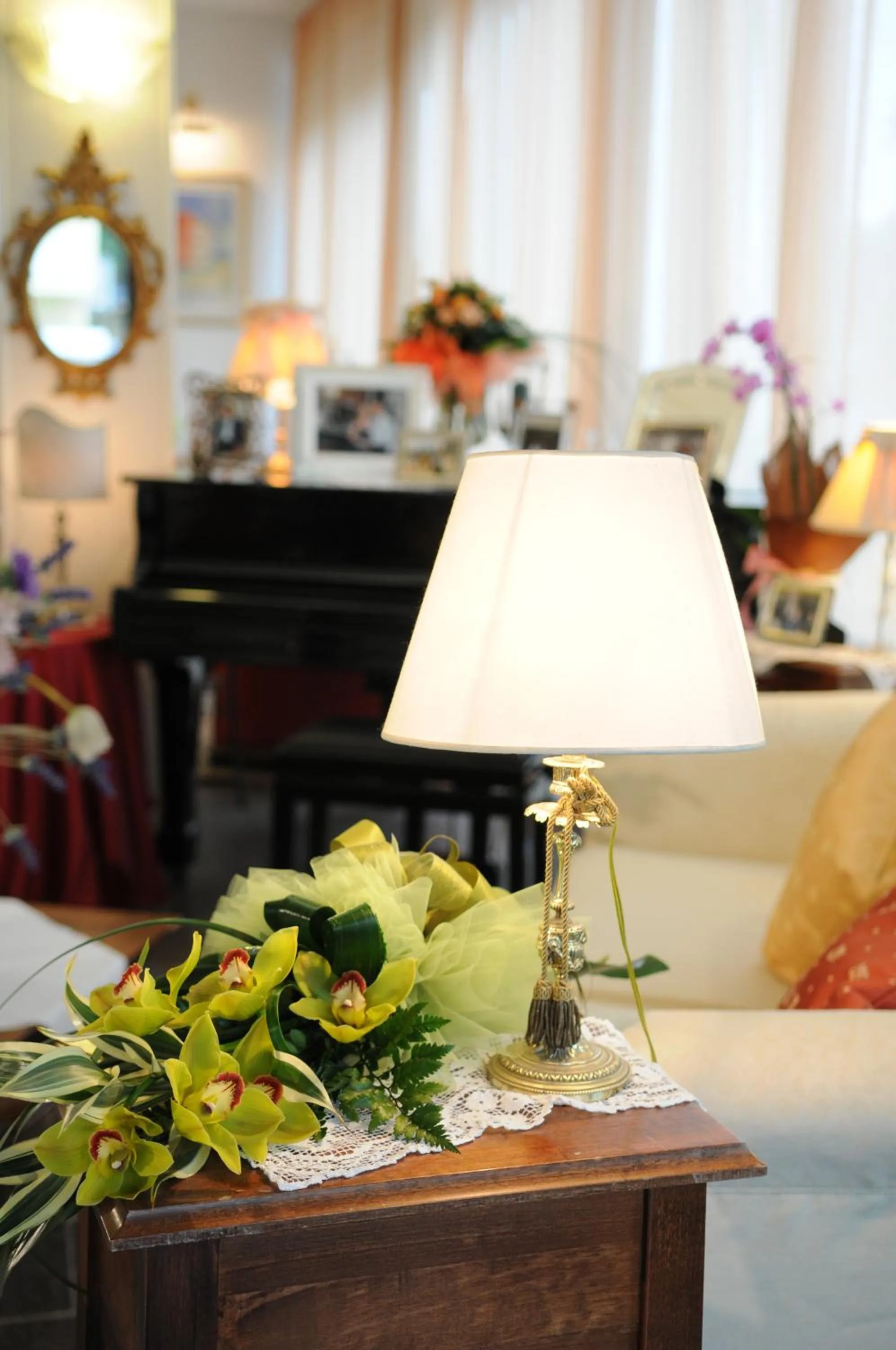 Lobby or reception in Hotel Admiral - on the beach