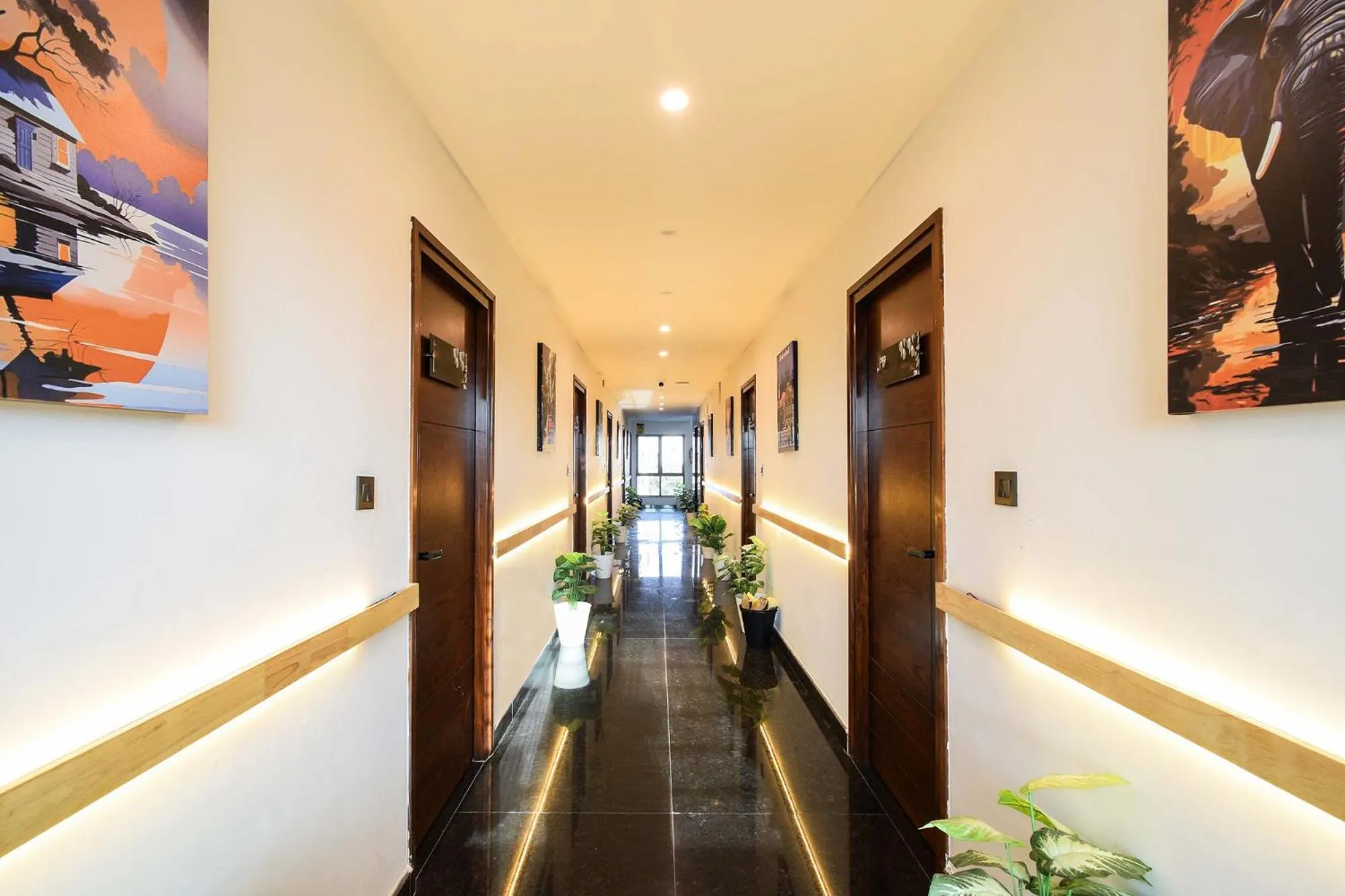 Lobby or reception in FabHotel Casa Grand