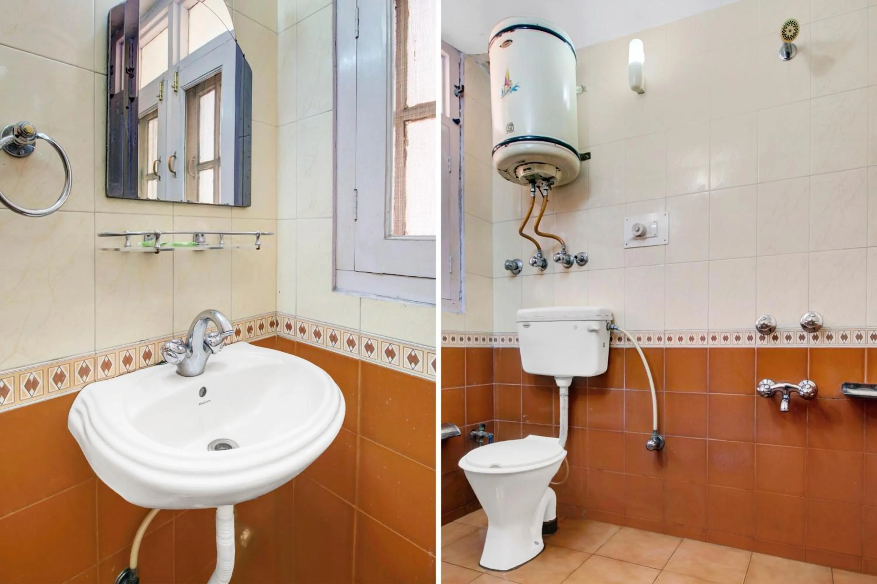 Bathroom in Super Townhouse Rajbagh Formerly Hotel Modern