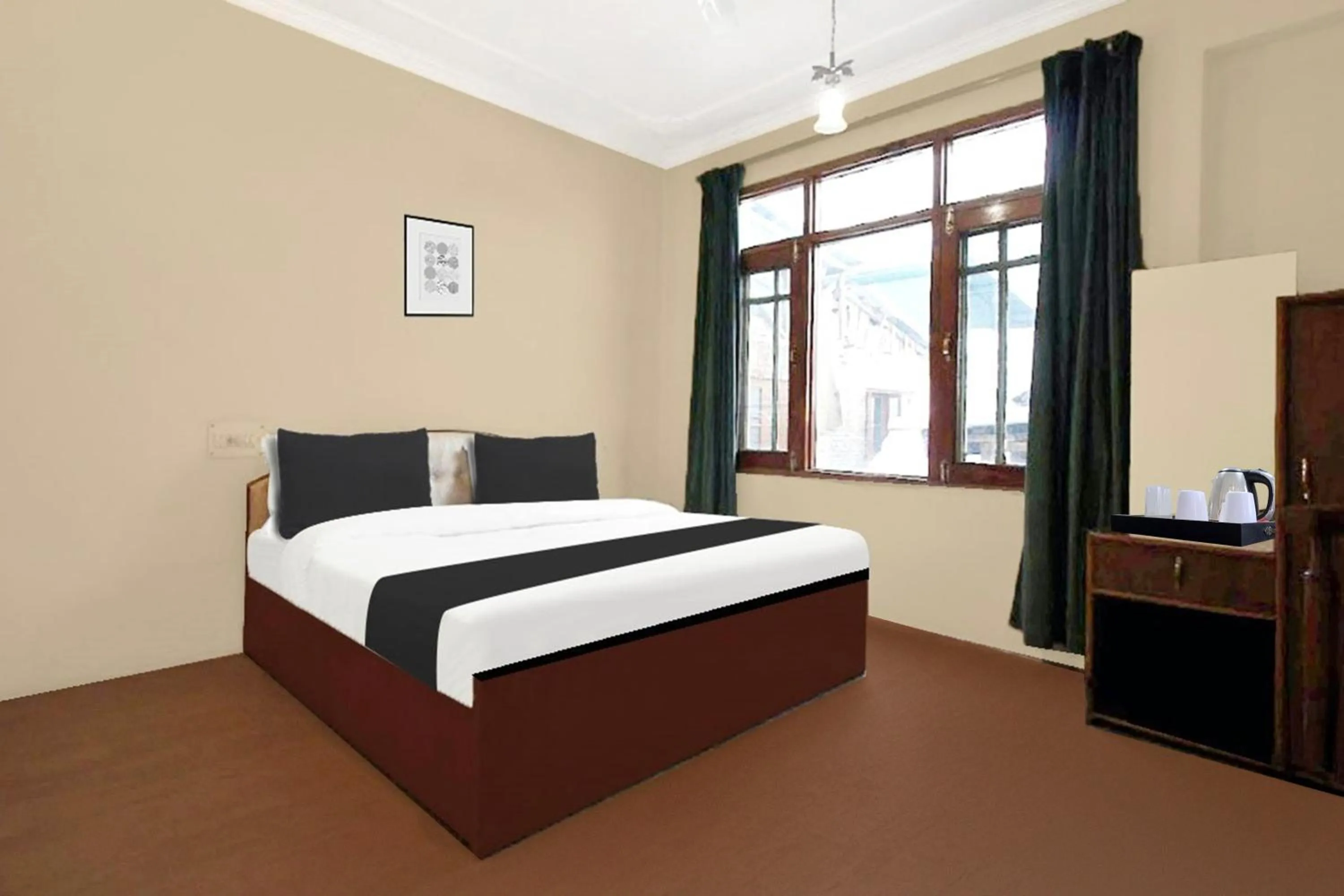 Bedroom, Bed in Super Townhouse Rajbagh Formerly Hotel Modern