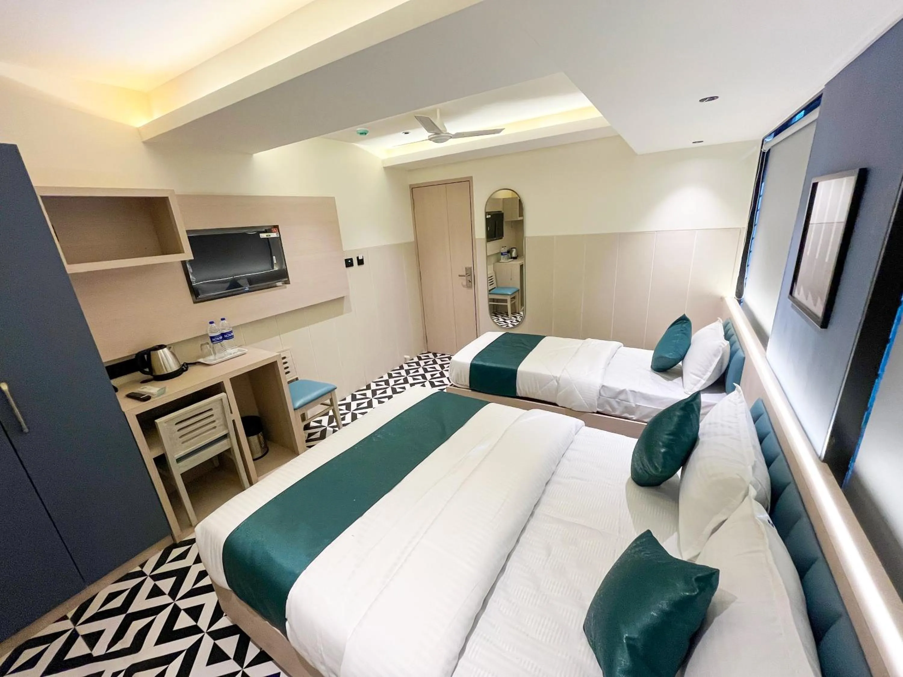 Photo of the whole room, Bed in Bandra Stays