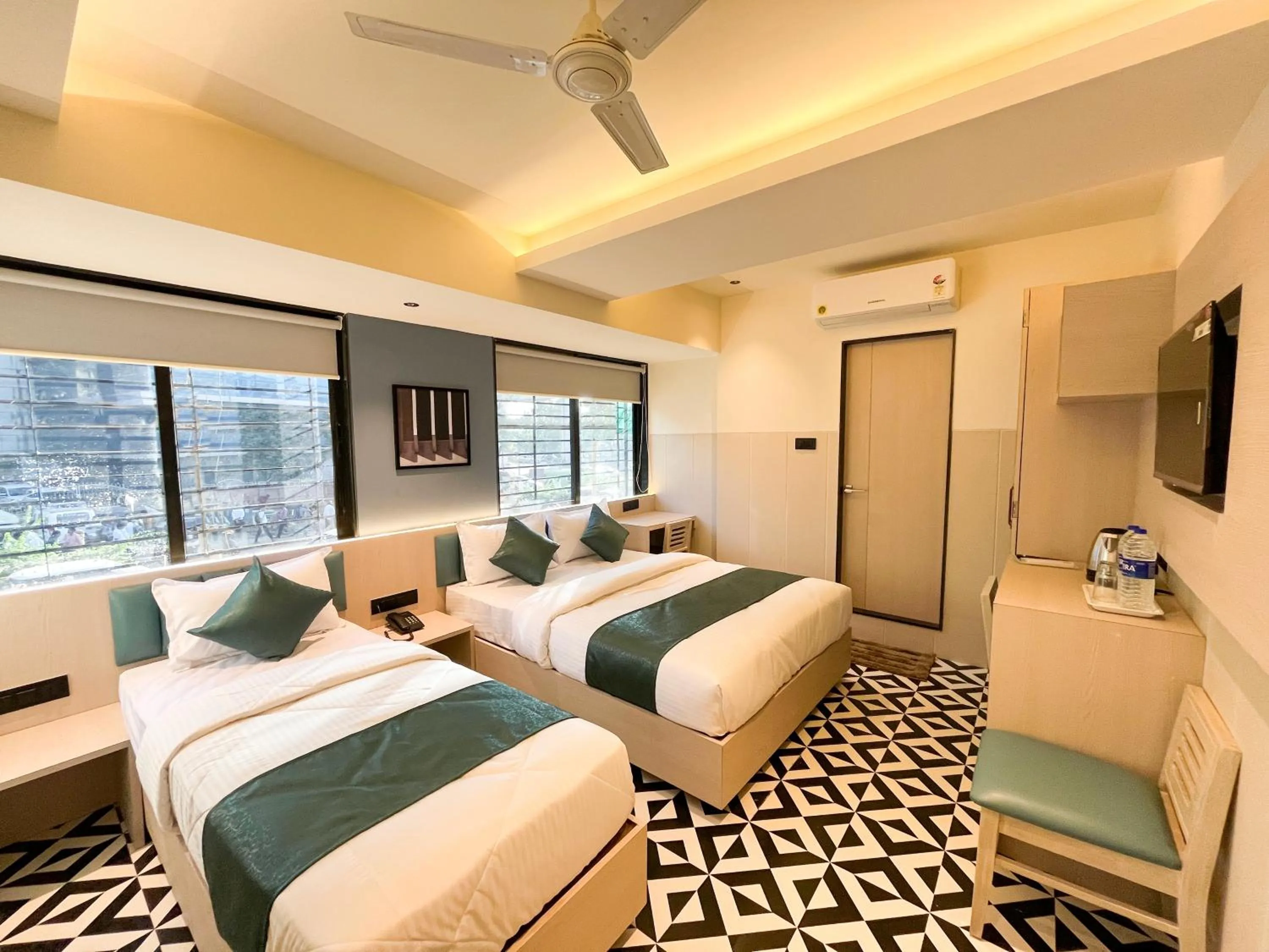 Photo of the whole room, Bed in Bandra Stays