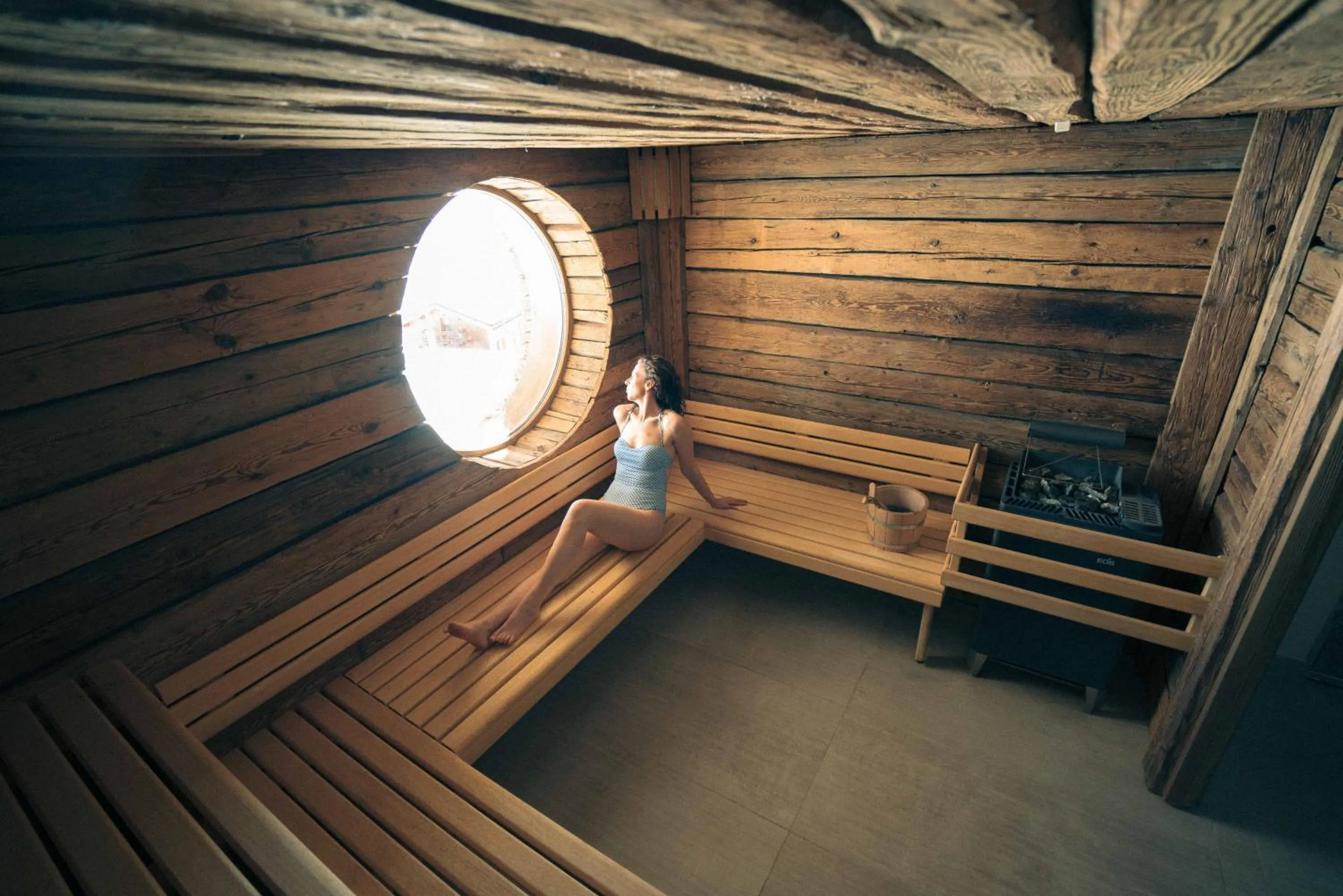 Sauna in Hotel Pashmina Le Refuge