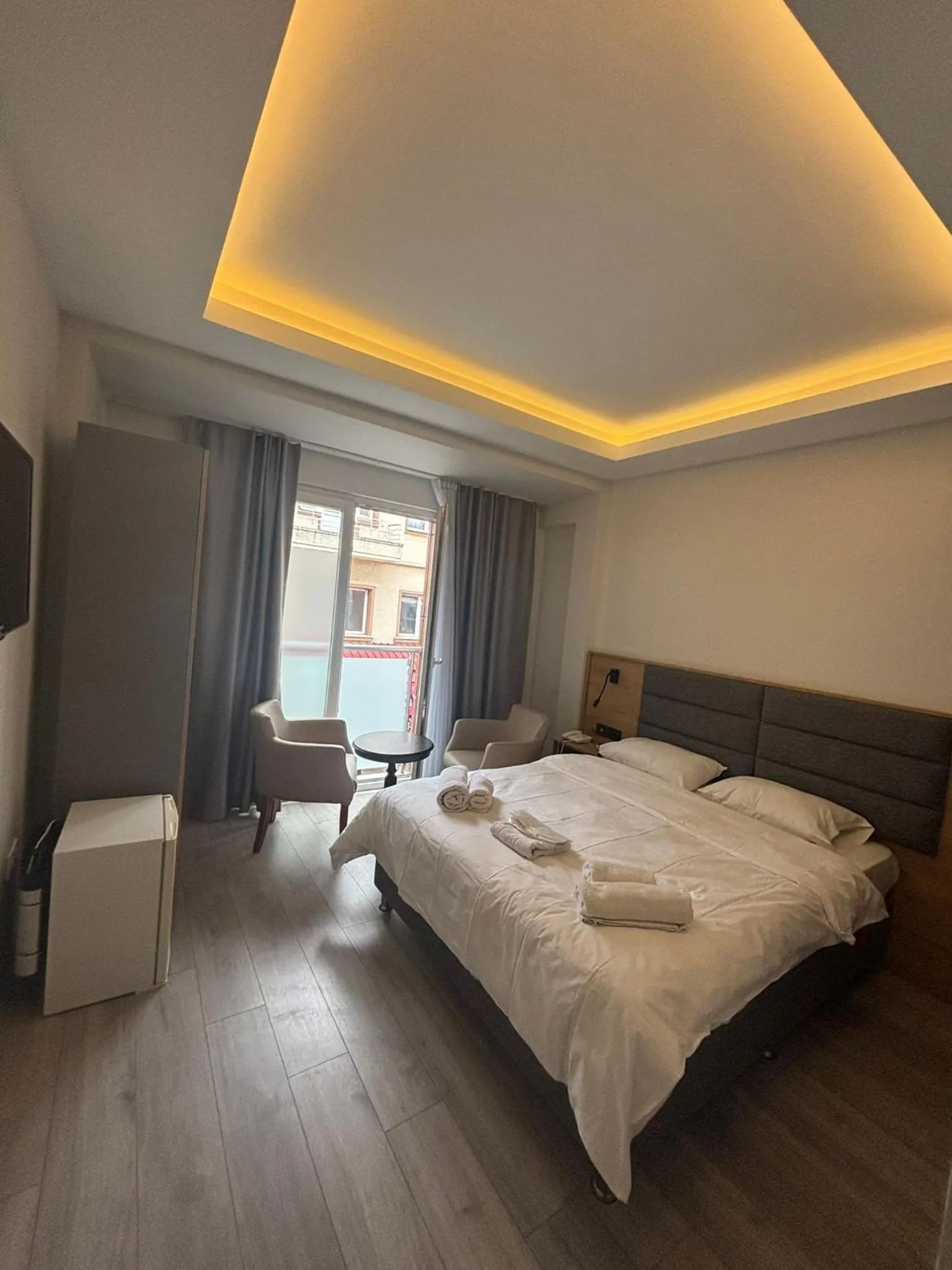 Bed in Büyükada Marine House Hotel