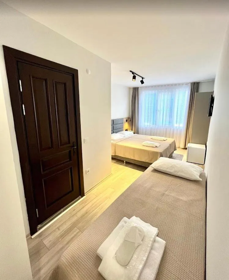 Bed in Büyükada Marine House Hotel