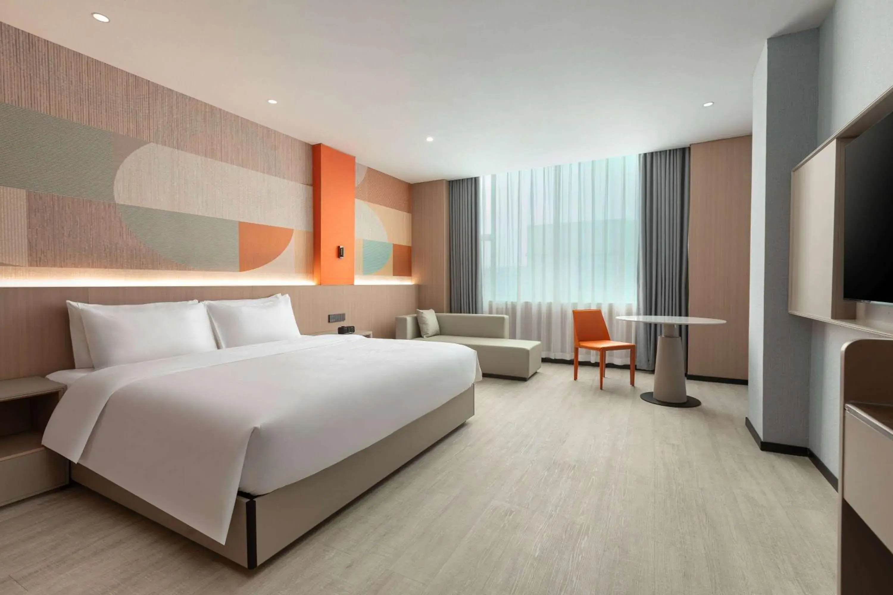 Photo of the whole room, Bed in Hawthorn by Wyndham Guangzhou Baiyun Airport Photo of the whole room, Bed in Hawthorn by Wyndham Guangzhou Baiyun Airport